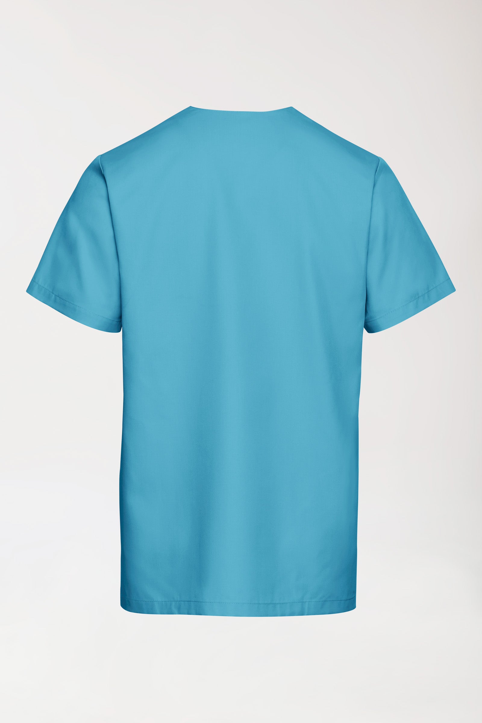 TENCEL™ Tunique Homme - Col V turquoise foncé, Vue de dos 