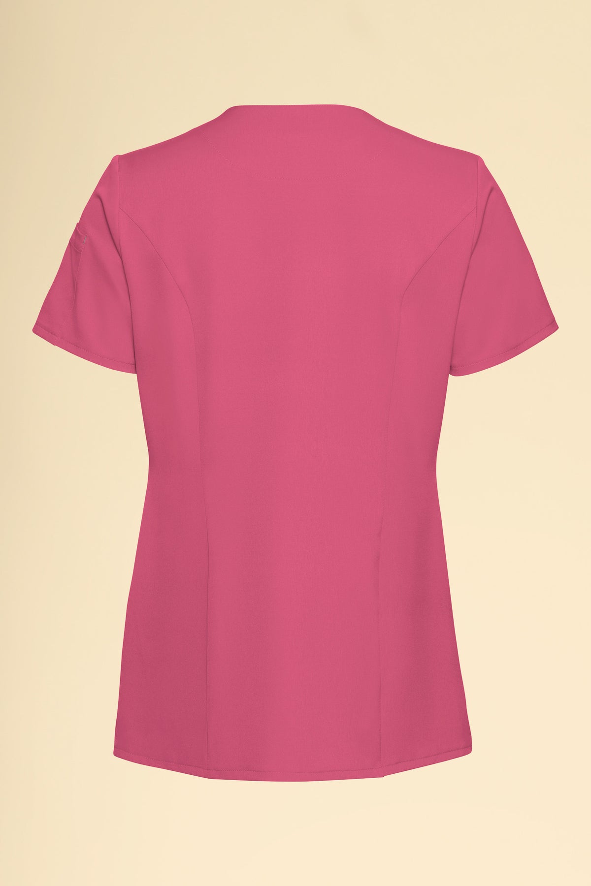 KAERE Blouse Femme - Patte de boutonnage bois de rose, Vue de dos 