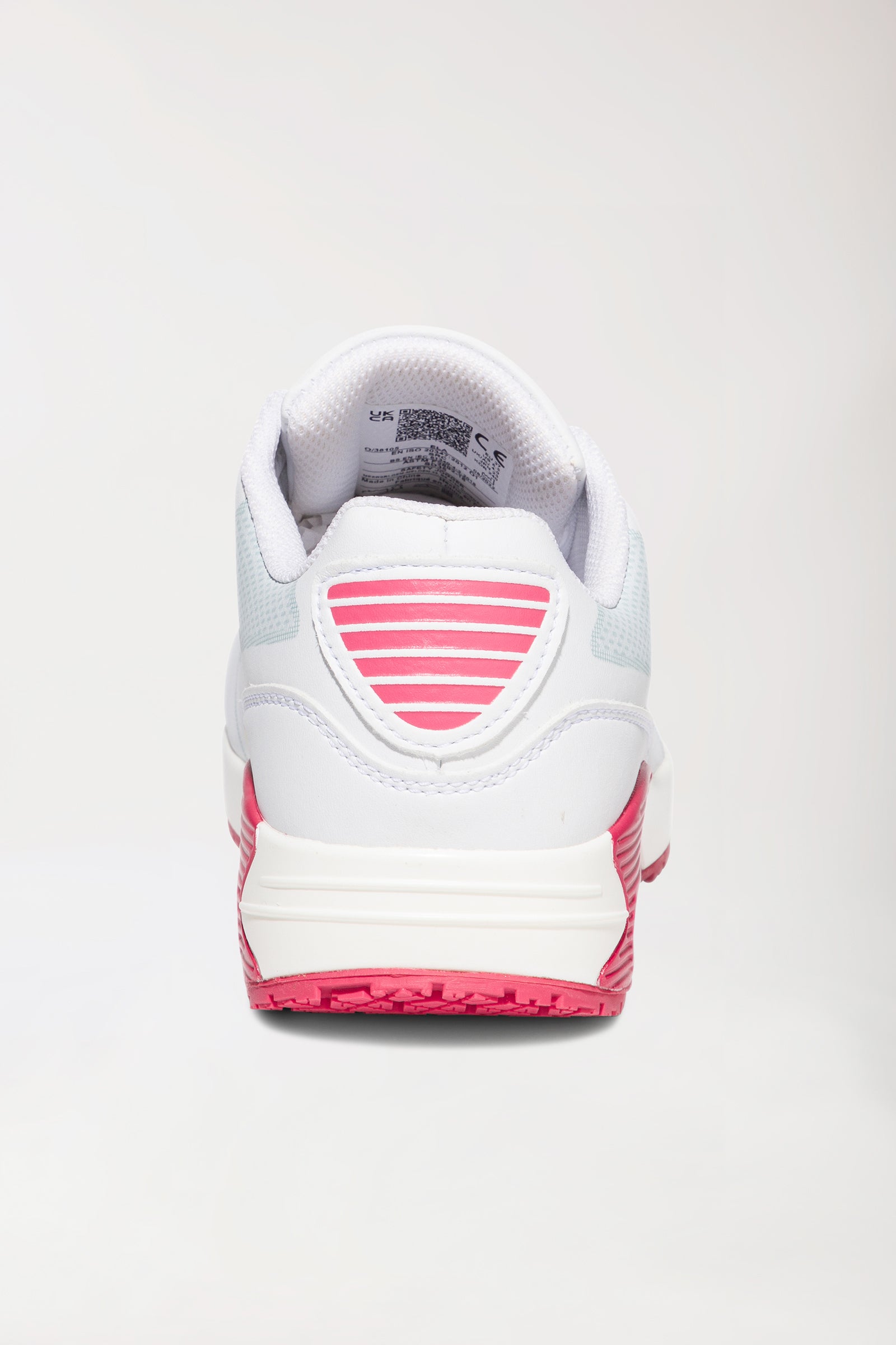 Chaussures professionnelles Femme blanc/lipstick, Vue de dos 