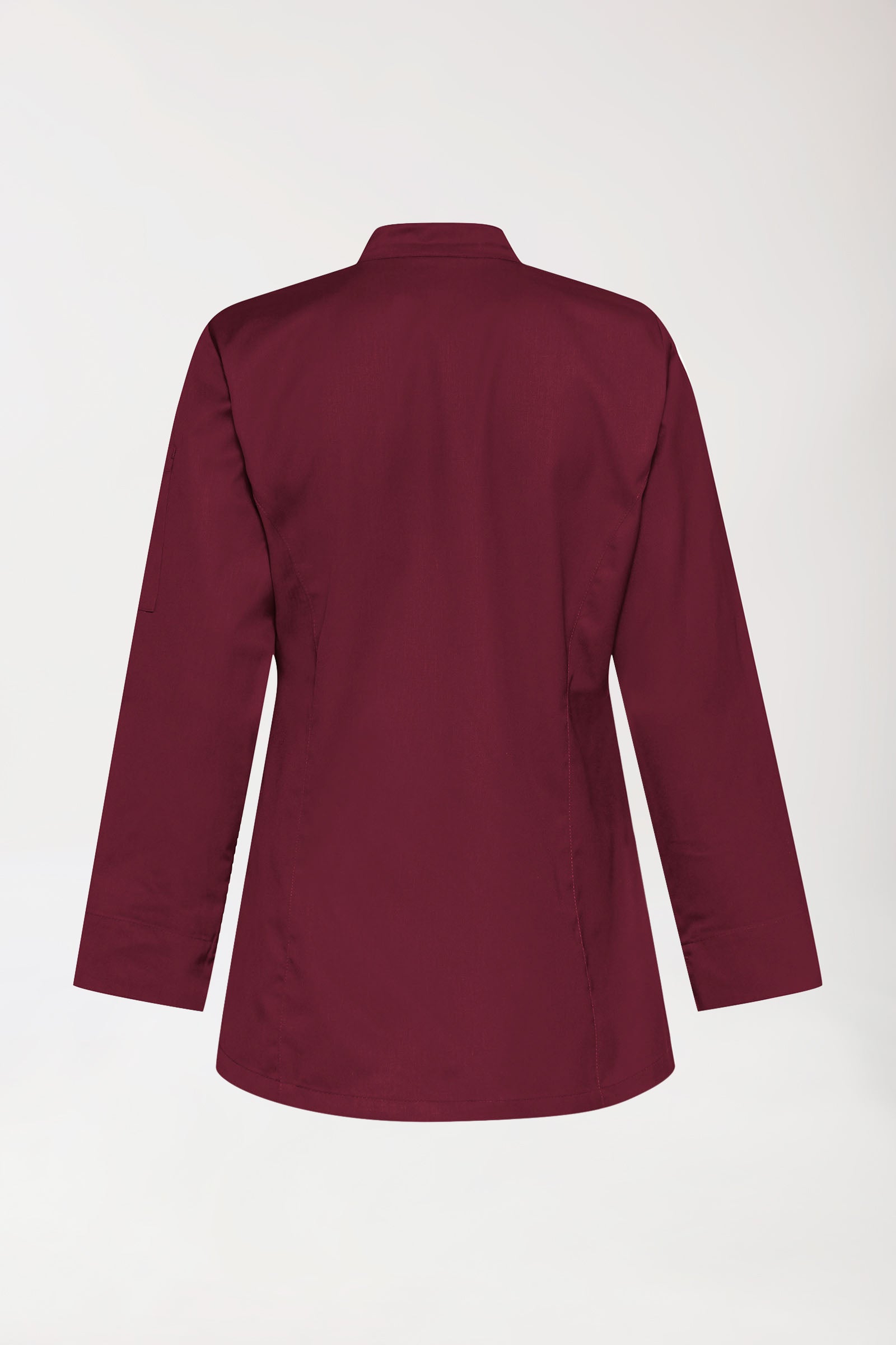 Gastro Veste de cuisine Femme - Manche longue bordeaux