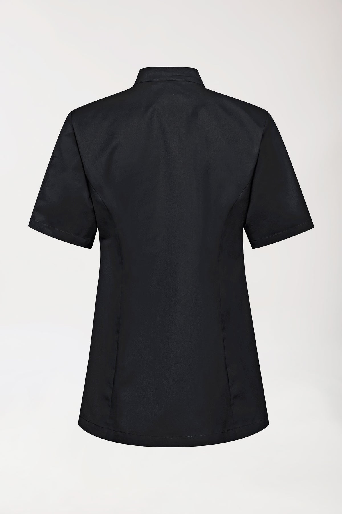 Gastro Veste de cuisine Femme - Manche courte noir, Vue de dos 