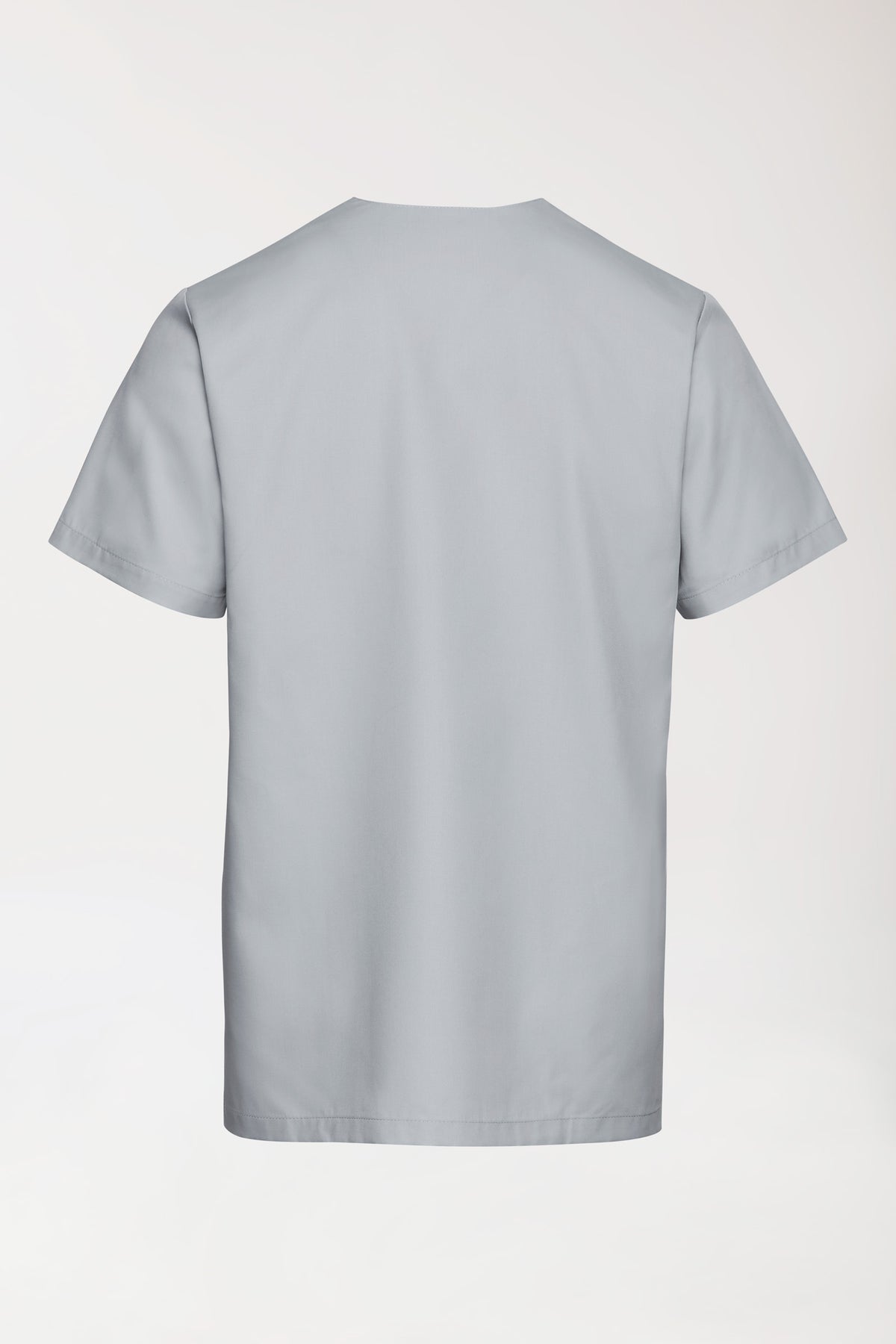 TENCEL™ Tunique Homme - Col V gris perle, Vue de dos 