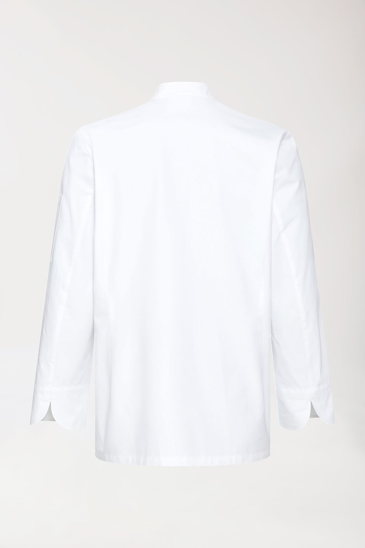 Gastro Veste de cuisine Homme - Patte 6 boutons - Manche longue blanc, Vue de dos 