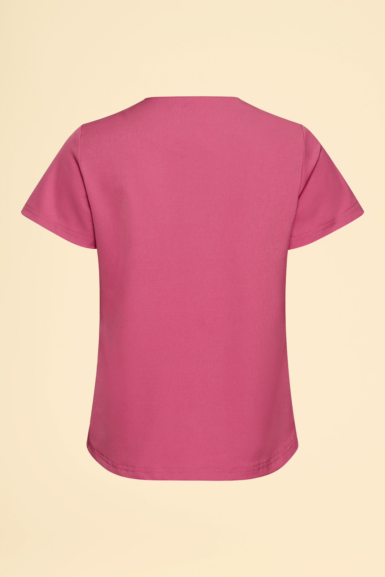 KAERE T-shirt Femme - Encoloure ronde bois de rose, Vue de dos 