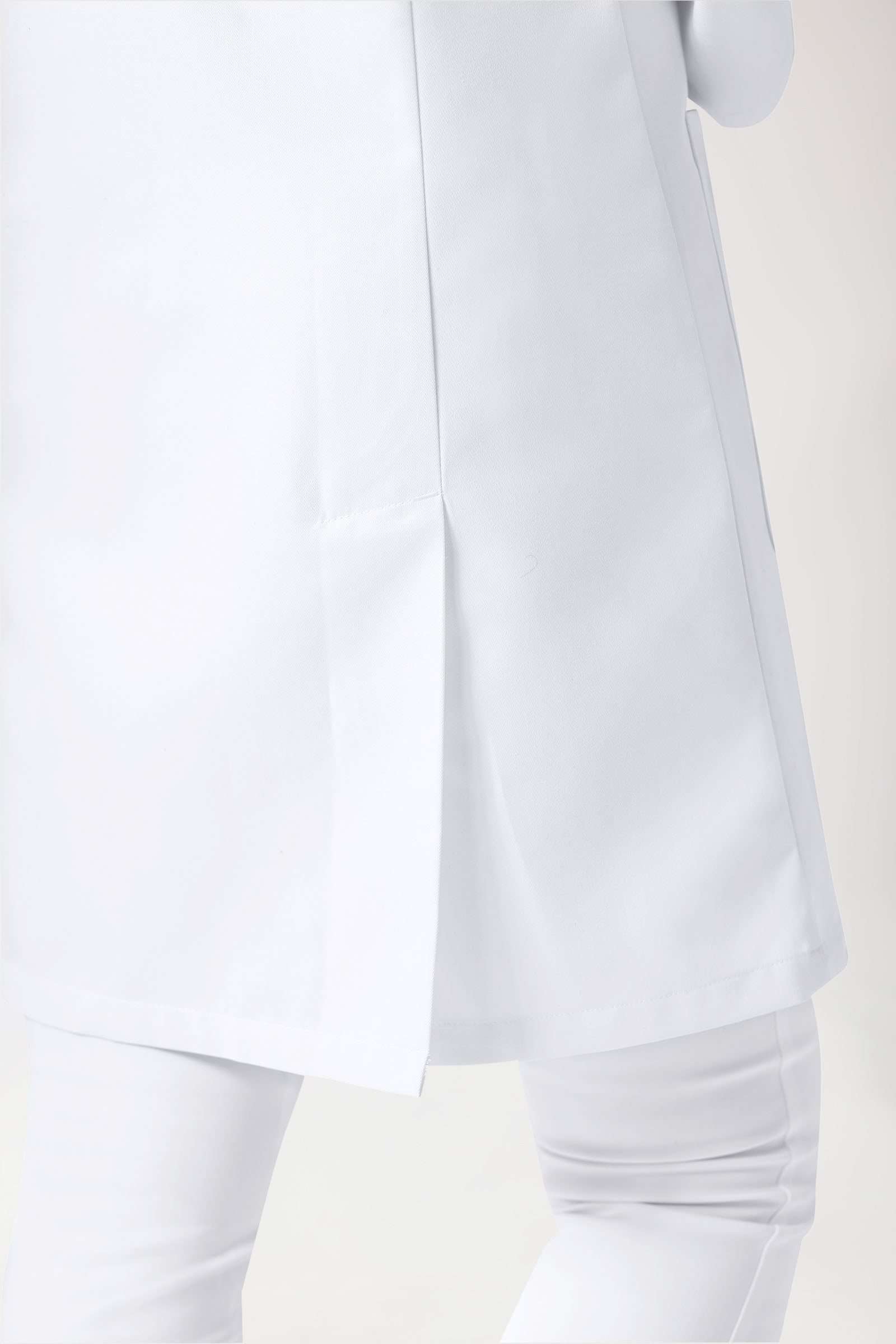 Blouse blanche Femme - Col à revers blanc