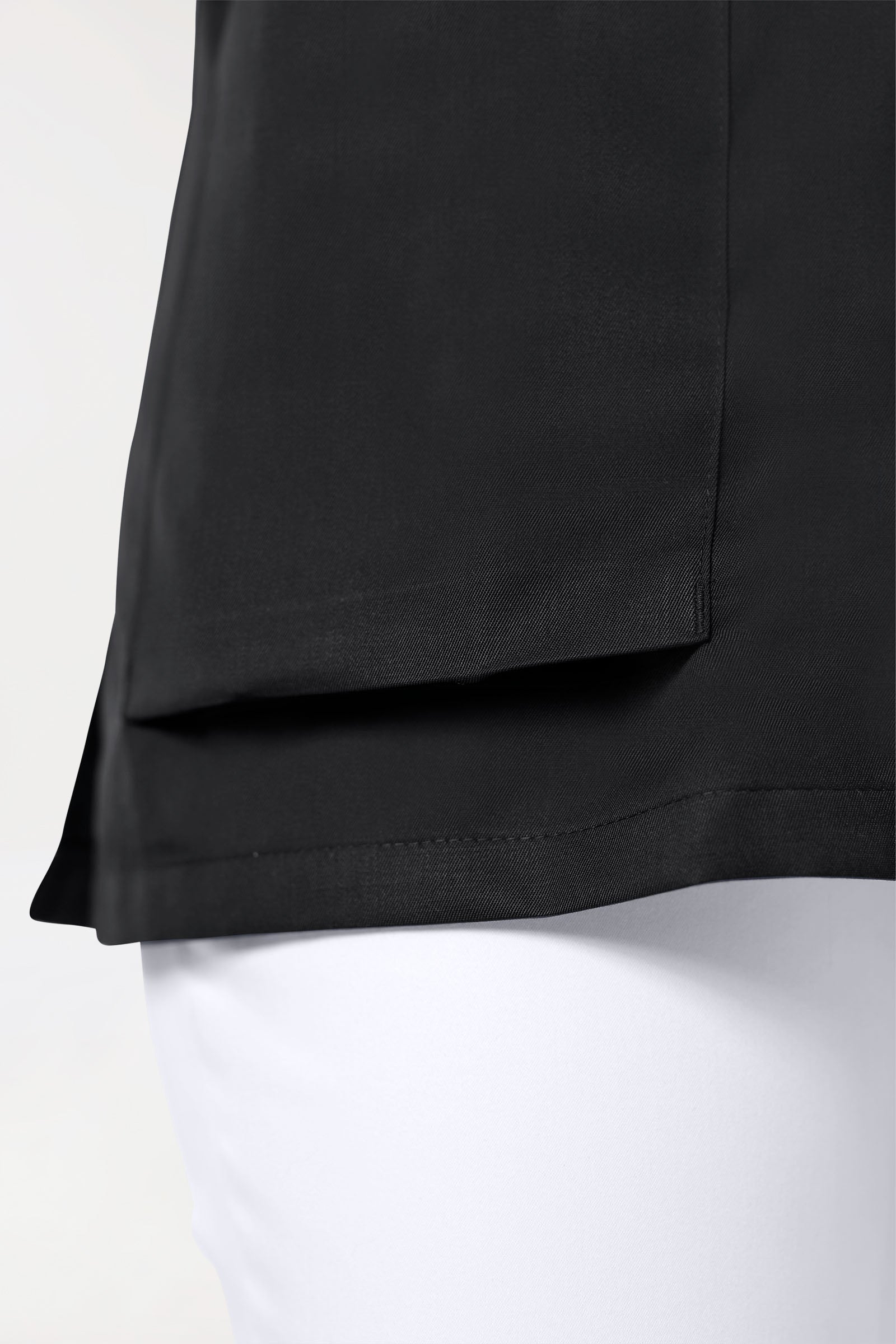 CORE Blouse Femme - Entièrement boutonnée noir