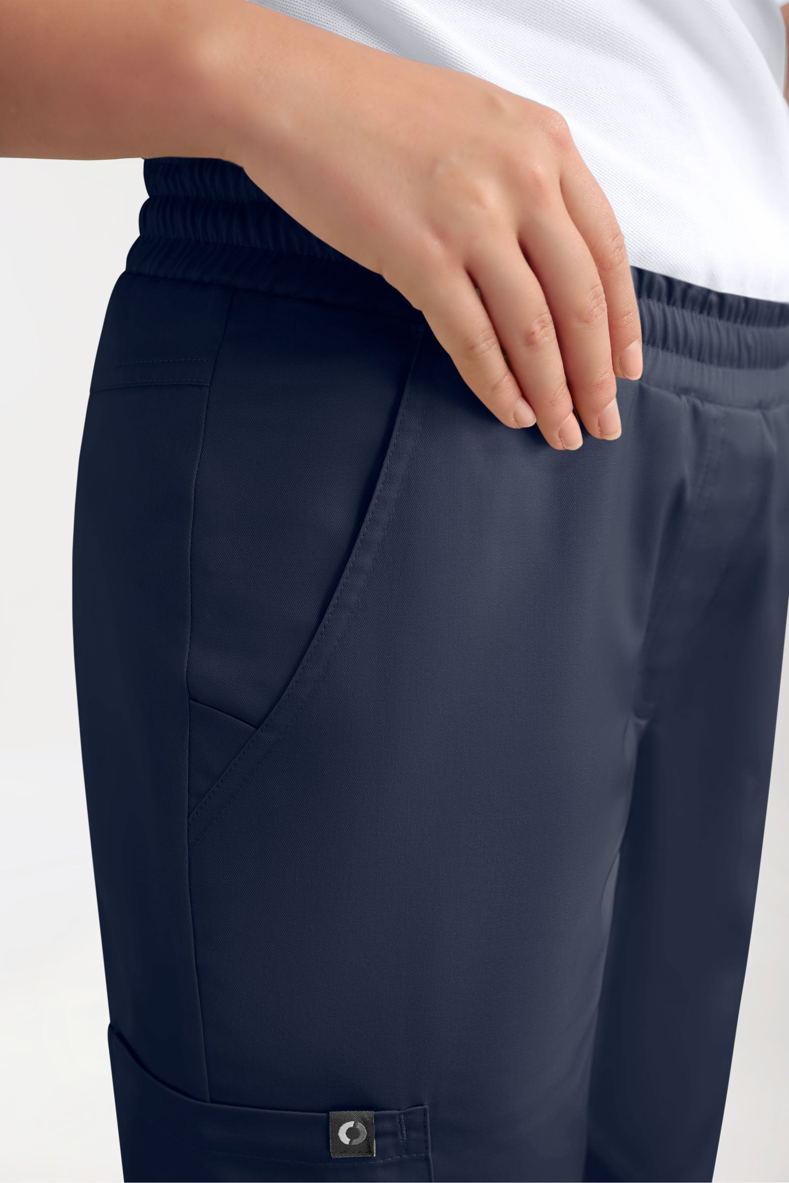 GREEN Pantalon Stretch Femme - Style Jogpant navy