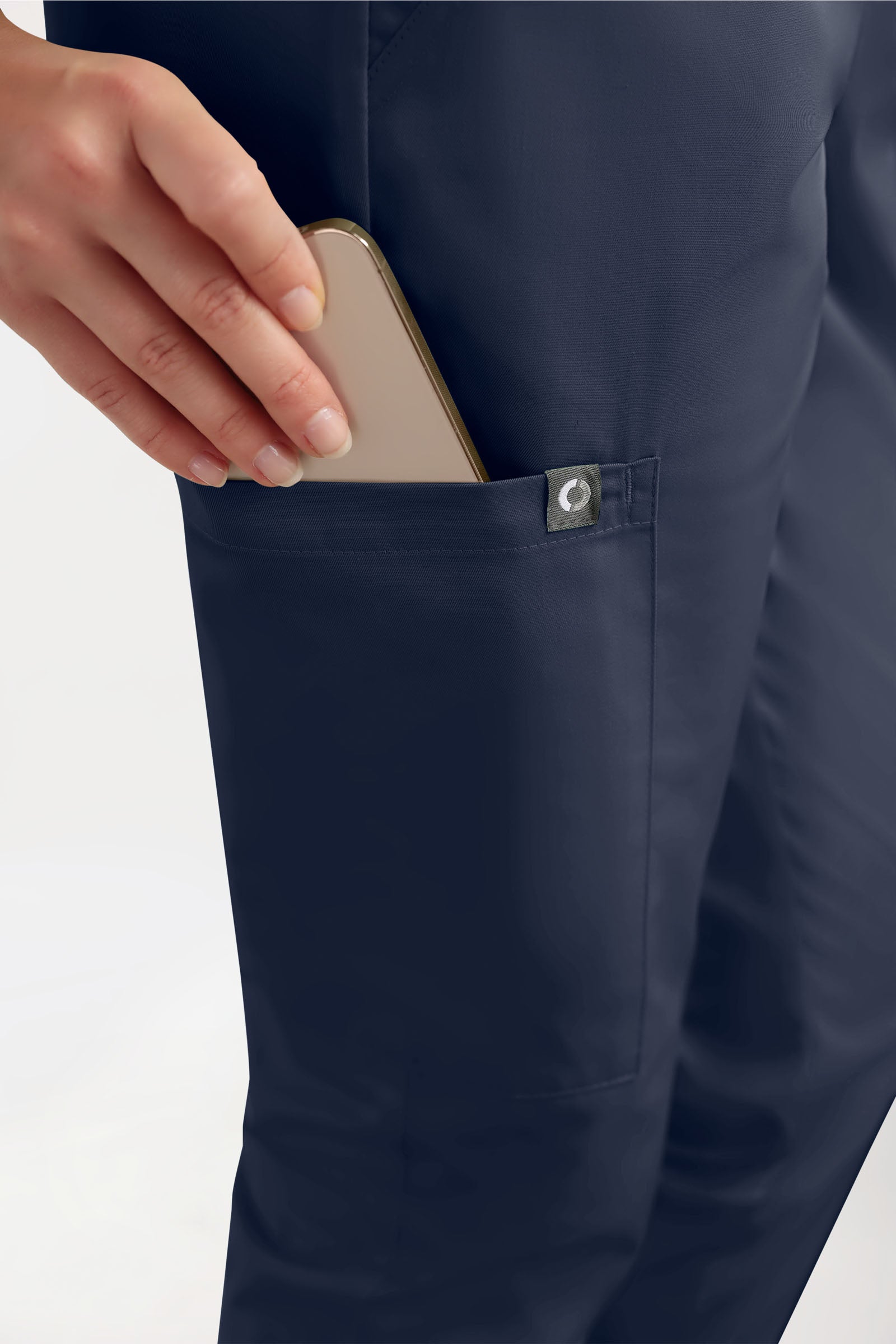GREEN Pantalon Stretch Femme - Style Jogpant navy