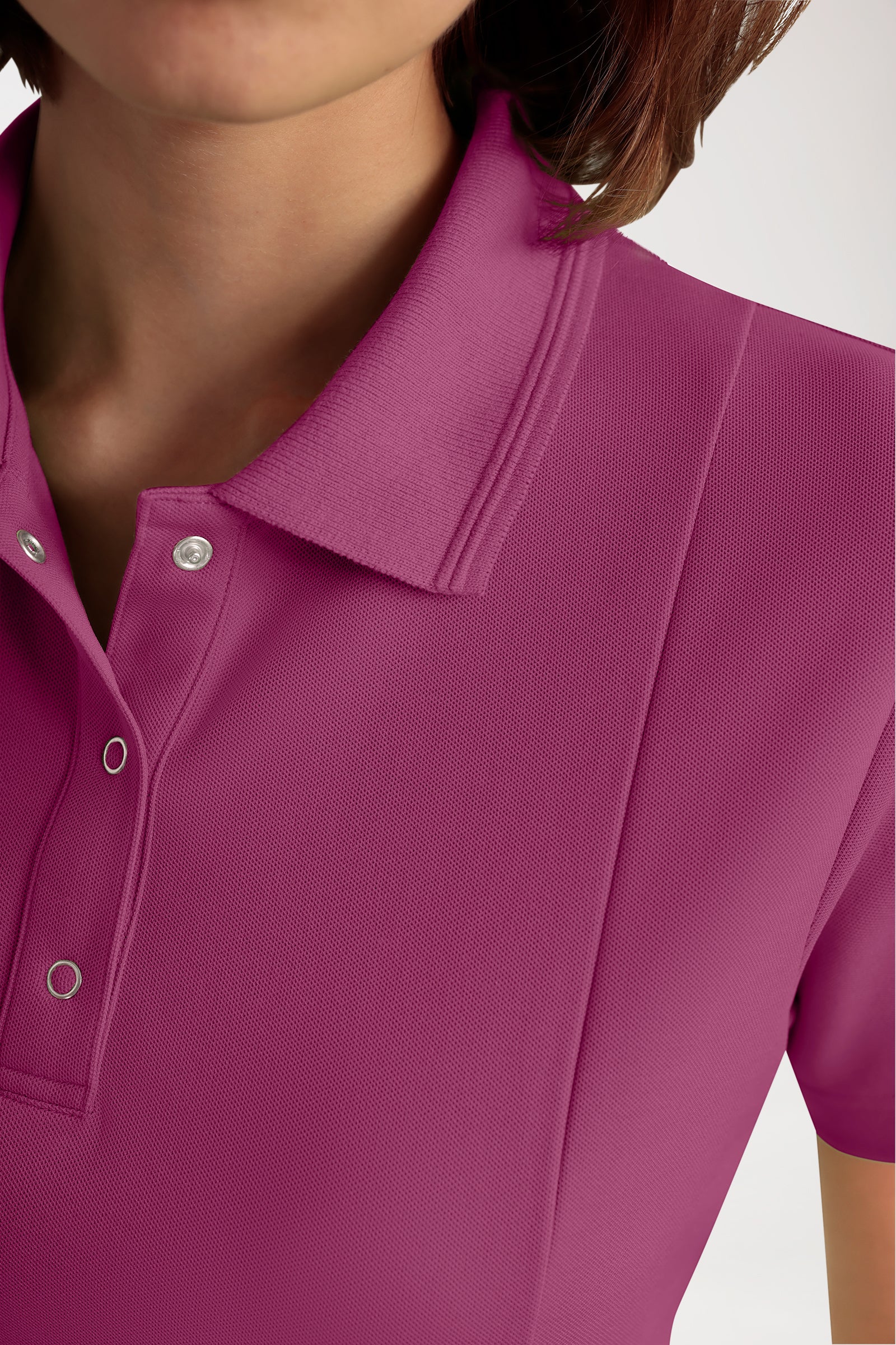 COMFY FLEX Tunique Stretch Femme - Col polo berry