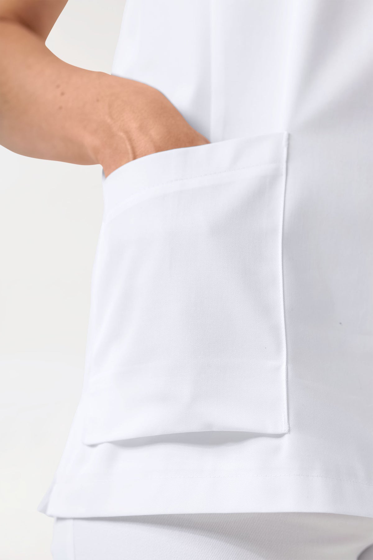 CORE Tunique Femme - Décolleté V blanc