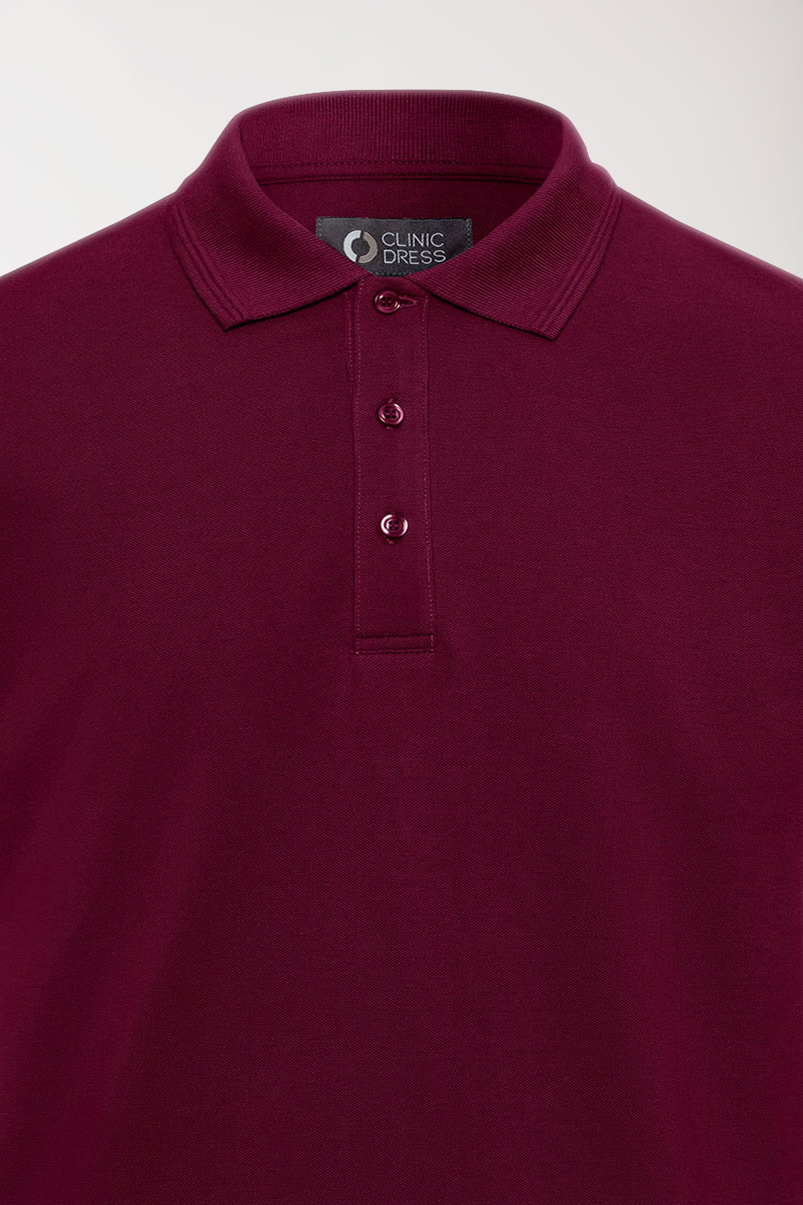 COMFY FLEX Shirt Stretch Homme - Col polo bordeaux