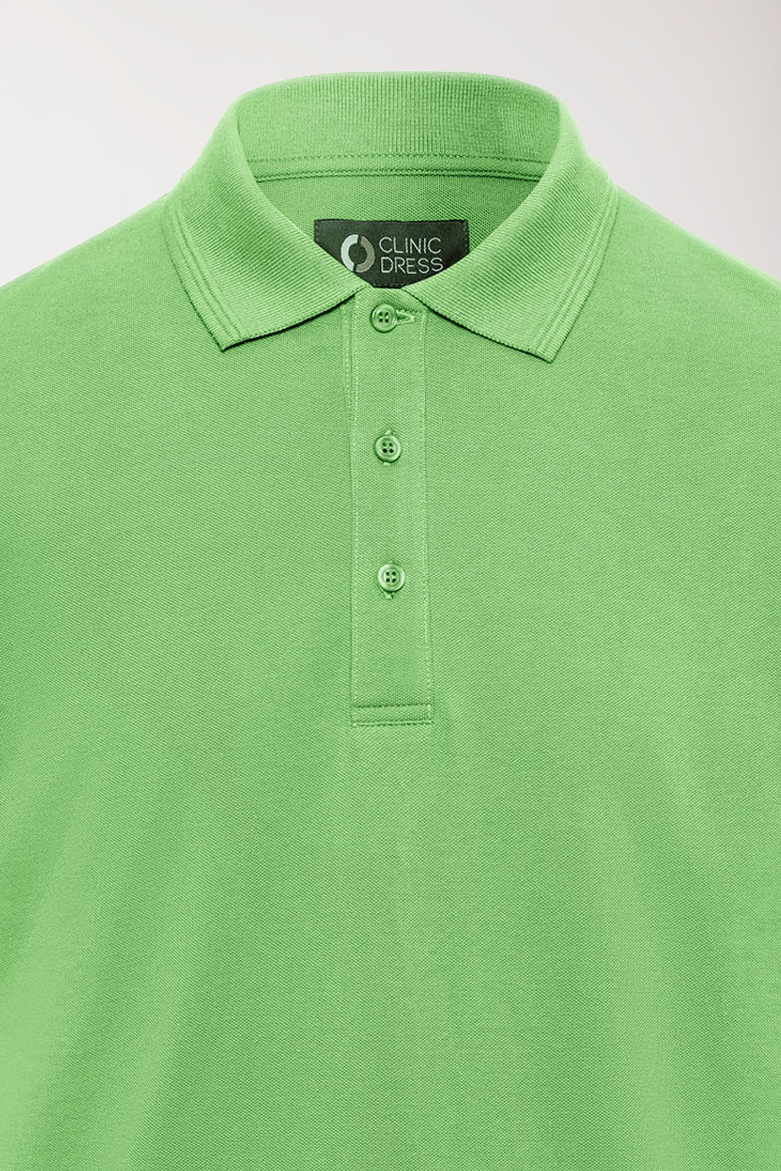 COMFY FLEX Shirt Stretch Homme - Col polo vert pomme