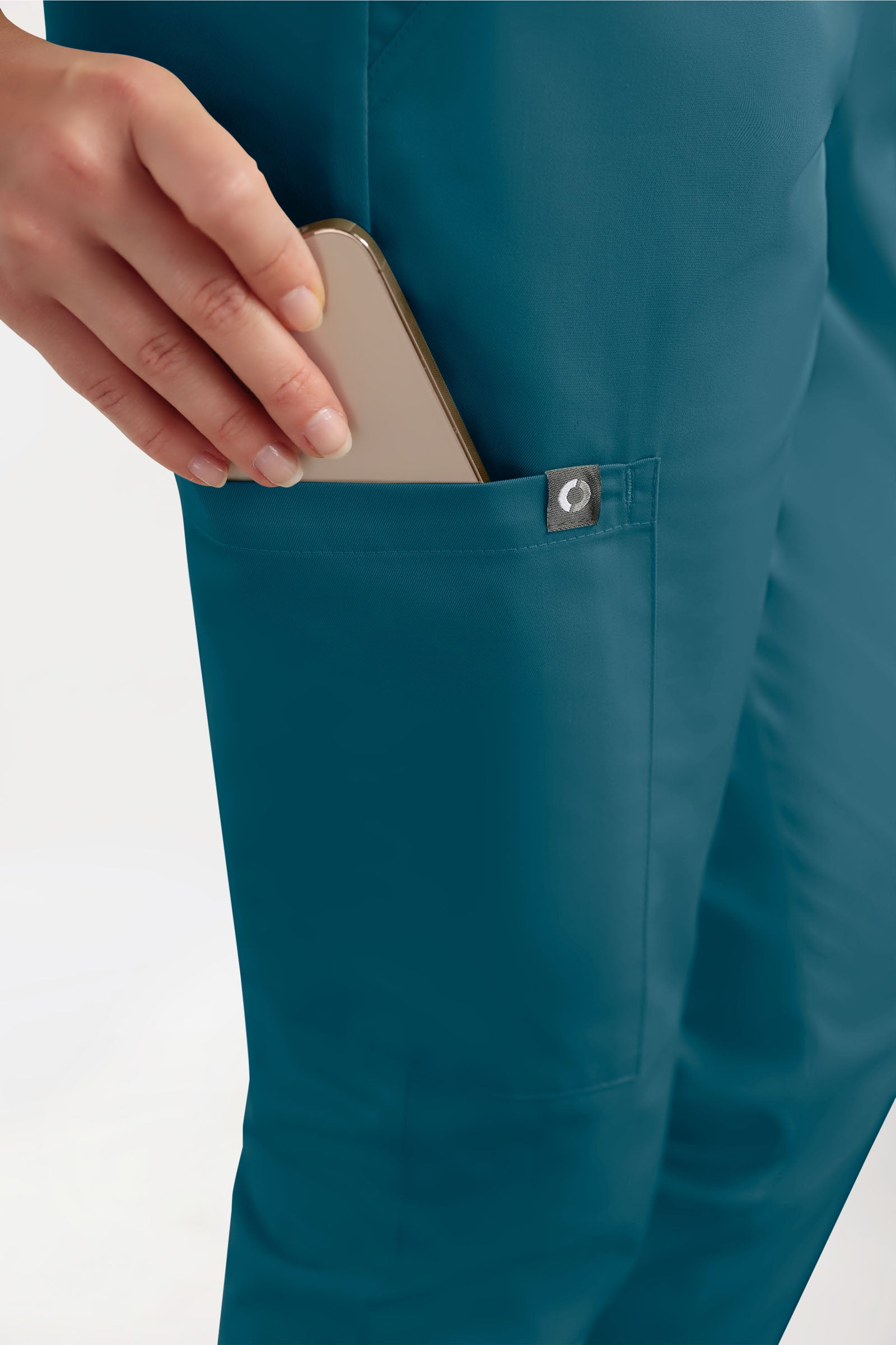 GREEN Pantalon Stretch Femme - Style Jogpant pétrole