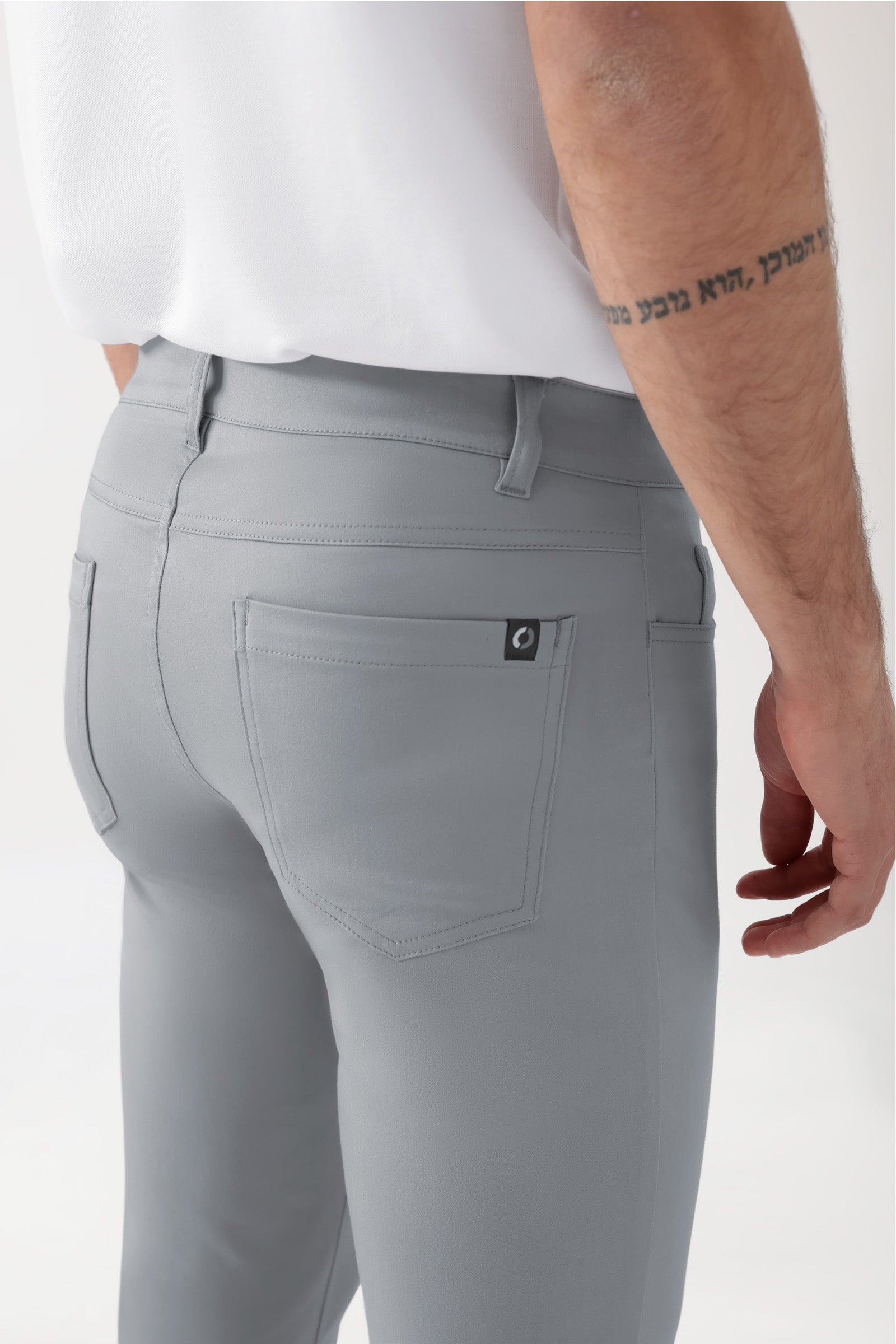 COMFY FLEX Pantalon 5 poches Homme - Jambe droite gris