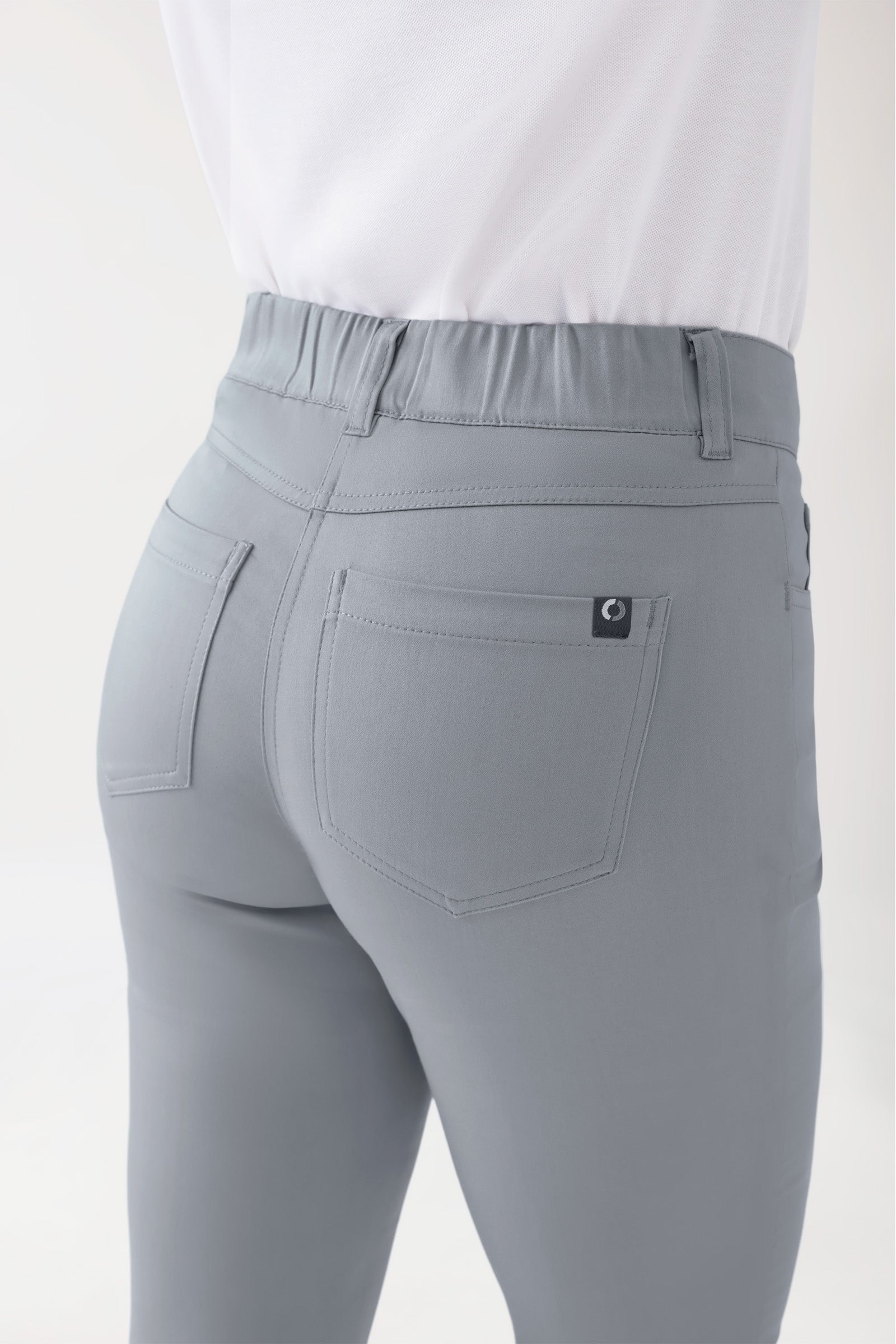 COMFY FLEX Pantalon 5 poches Femme - Jambe droite gris