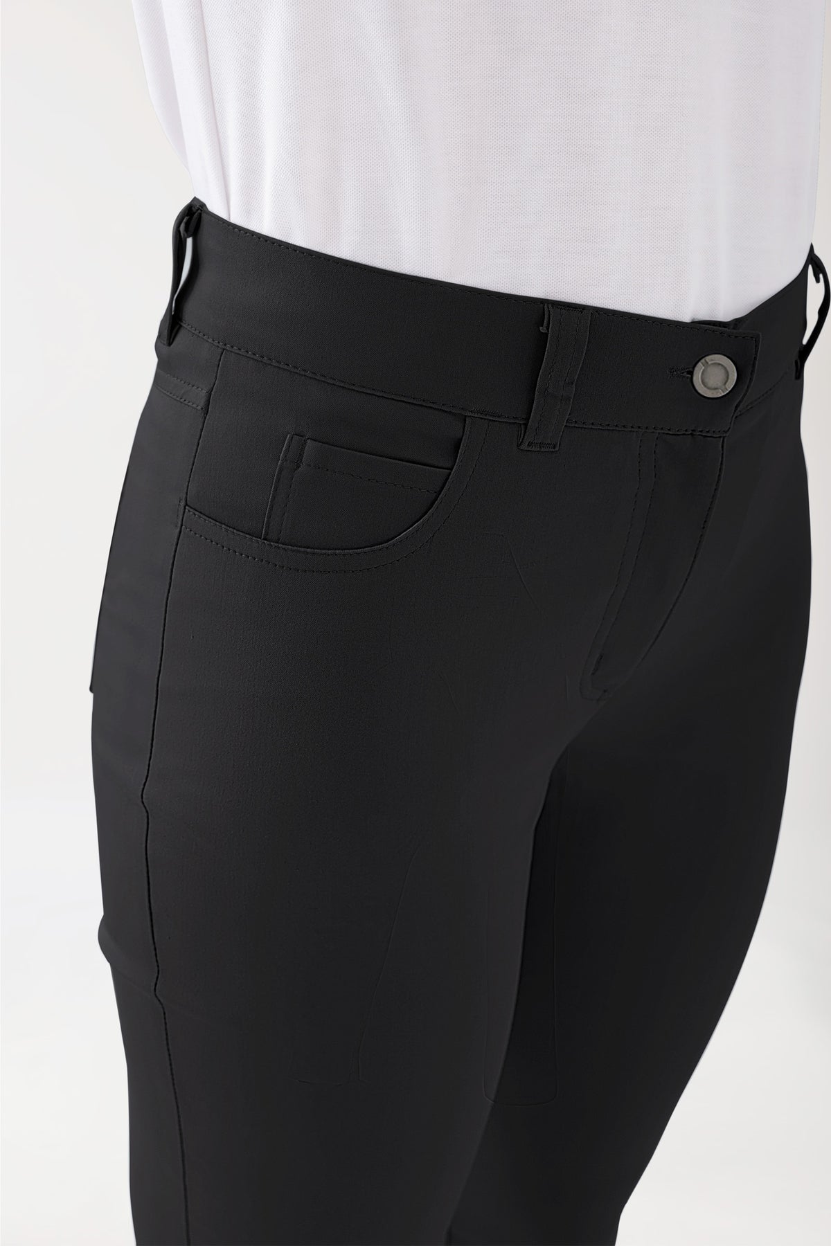 COMFY FLEX Pantalon 5 poches Femme - Jambe droite noir