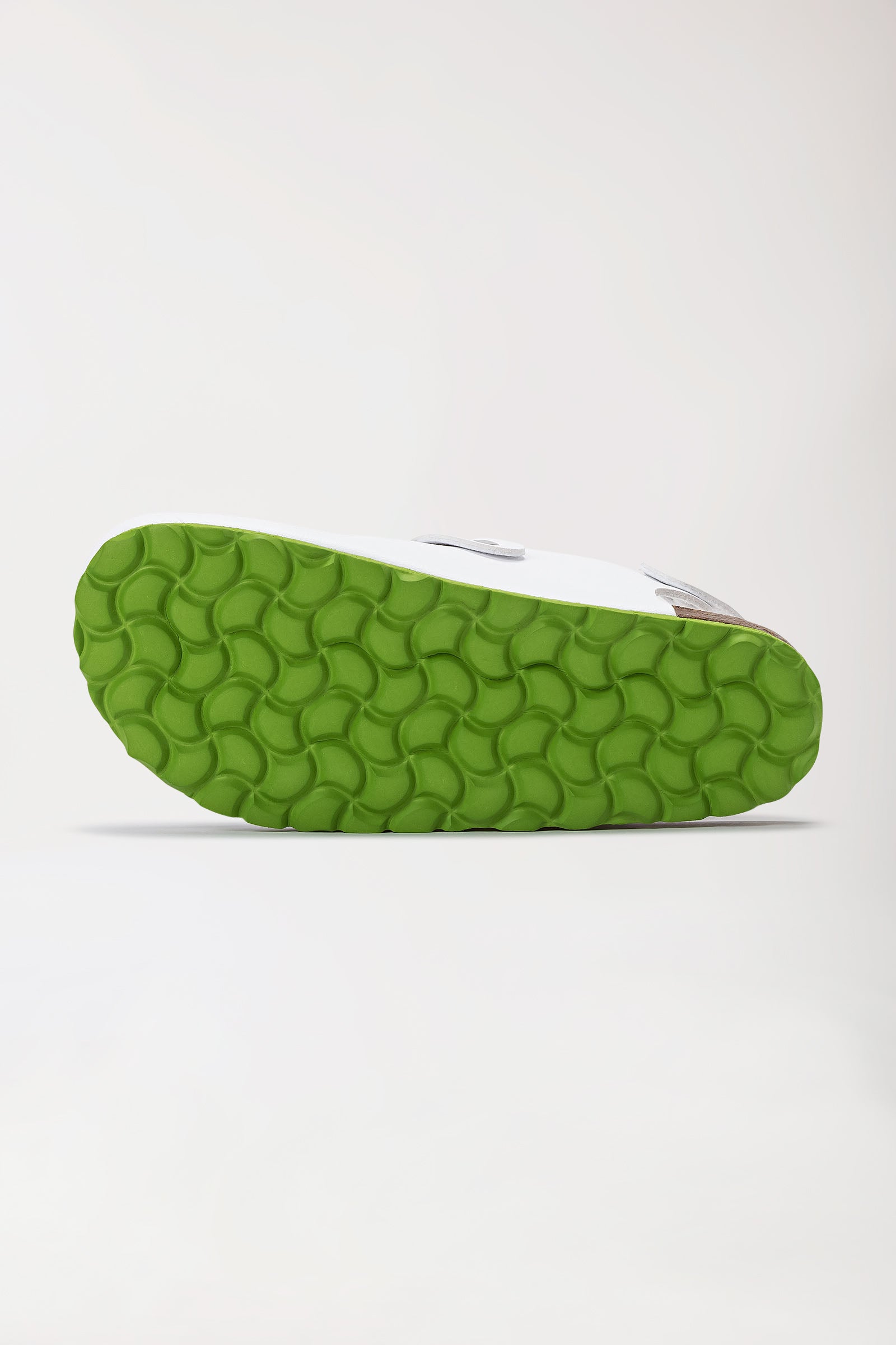 Sabots Femme blanc/vert pomme