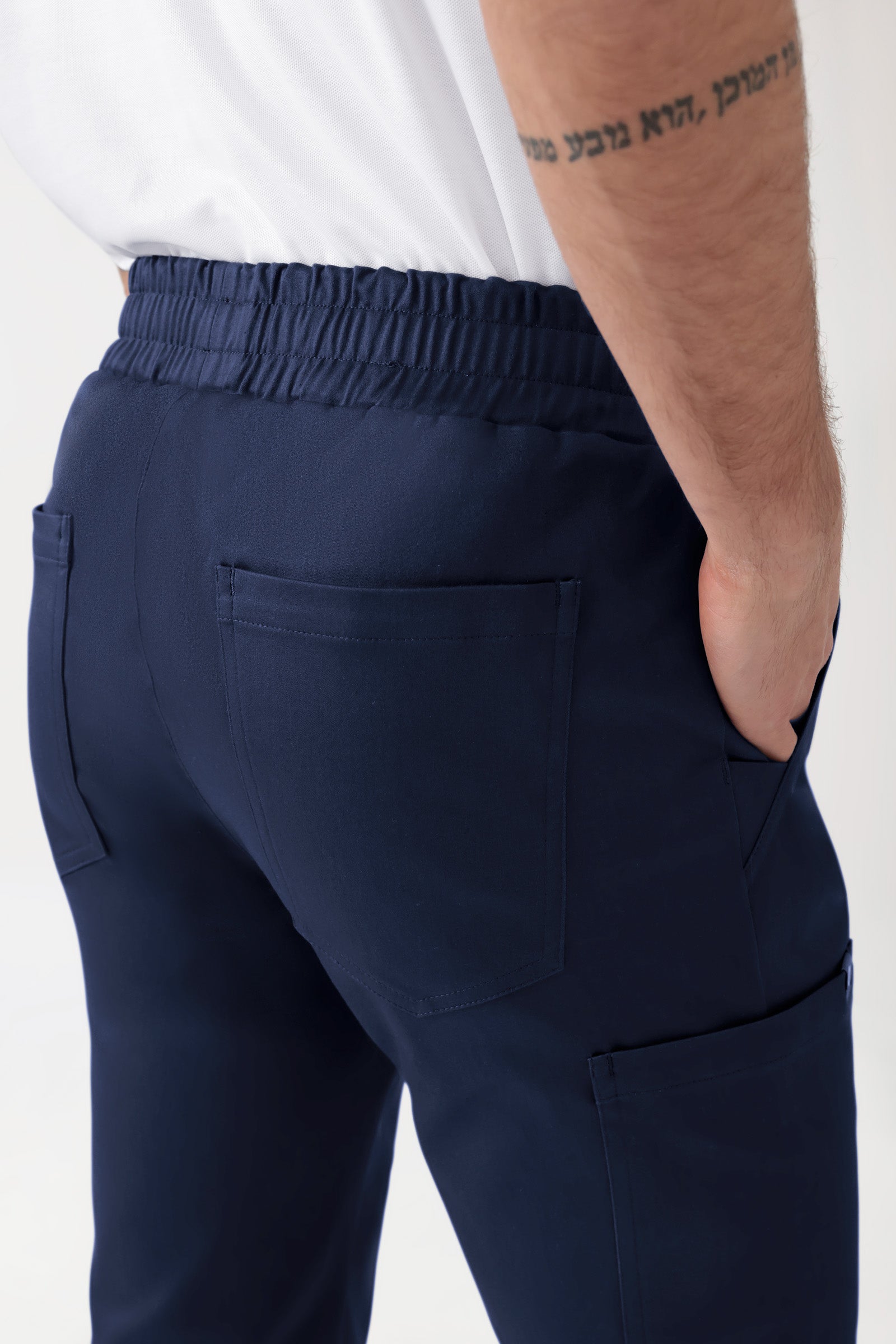 COMFY FLEX Pantalon Stretch mixte - 7/8 longueur navy