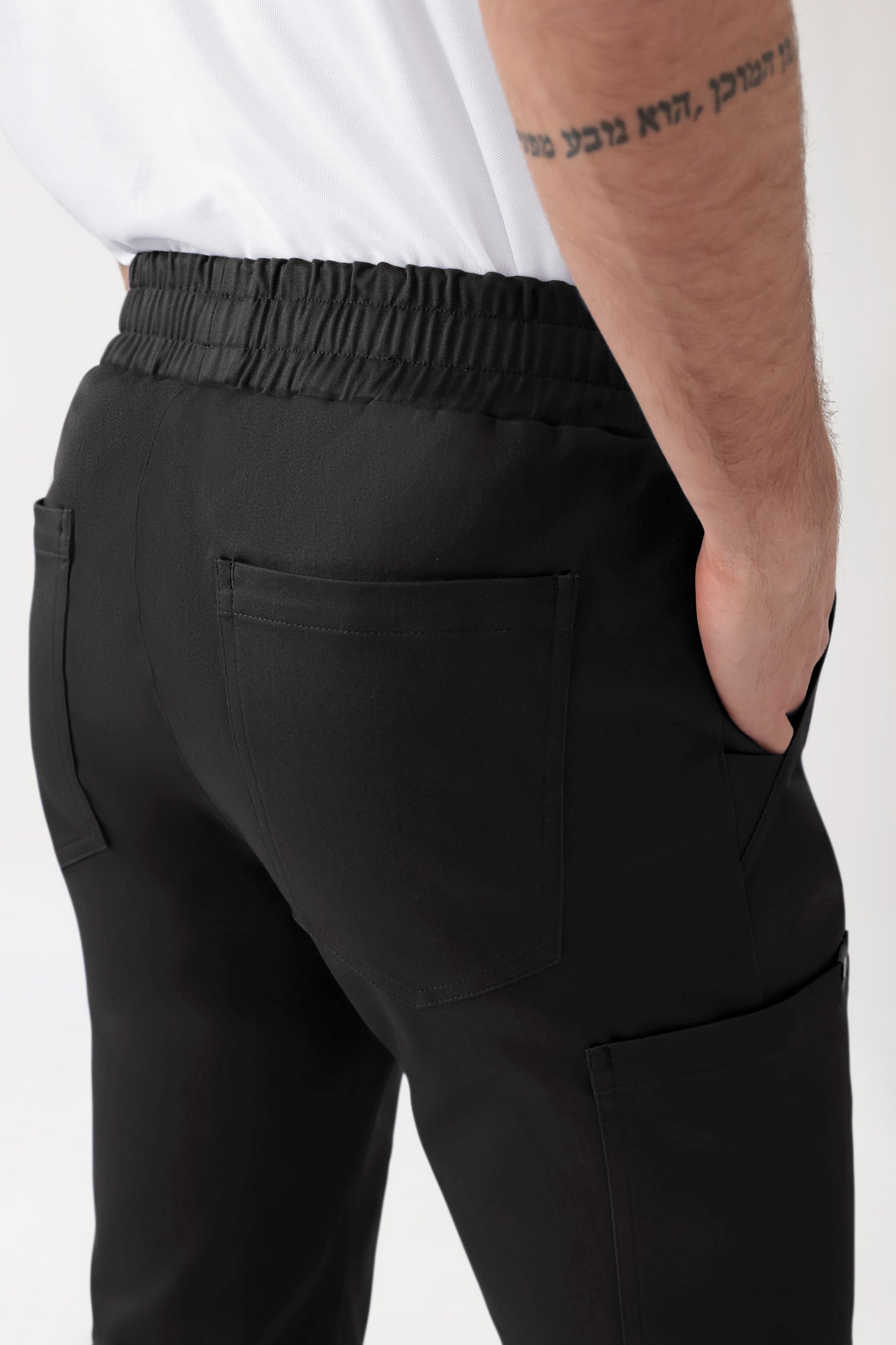 COMFY FLEX Pantalon Stretch mixte - 7/8 longueur noir