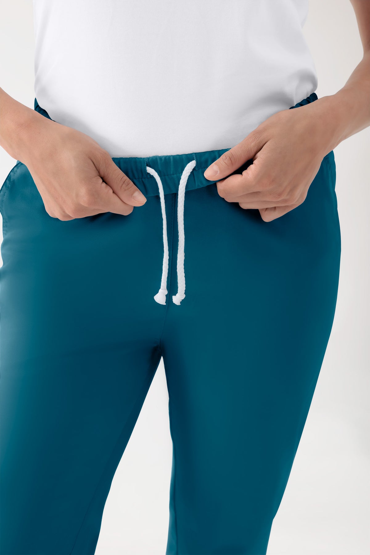 CORE Pantalon mixte - Taille haute vert pétrole