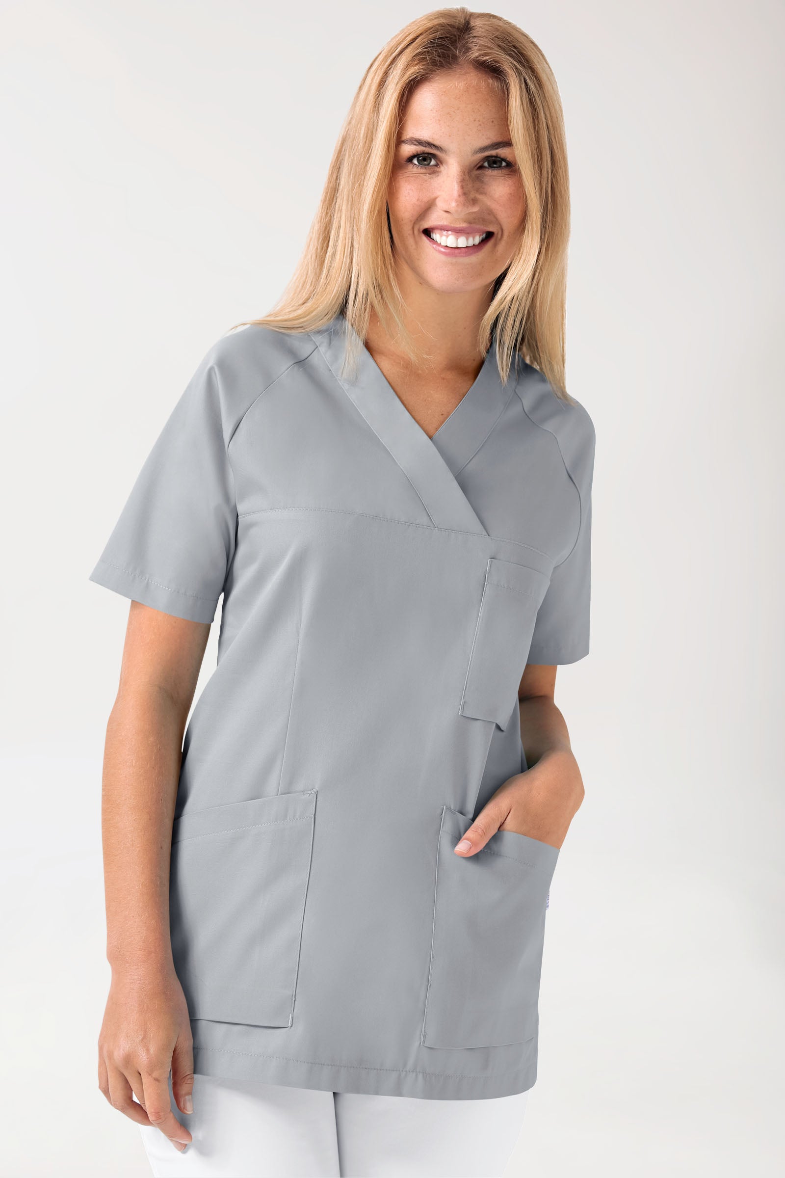 CORE Tunique Femme - Décolleté V gris
