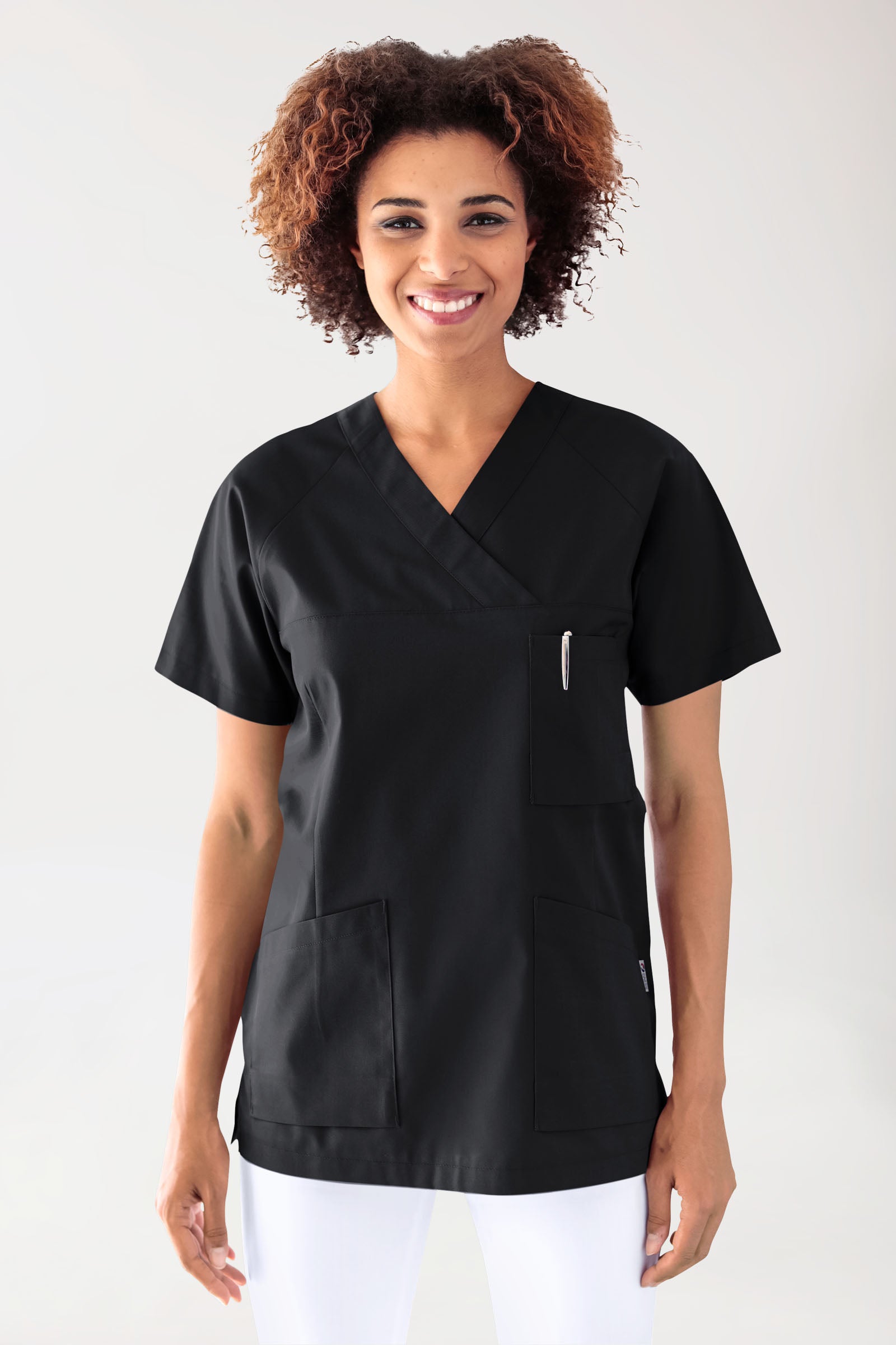 CORE Tunique Femme - Décolleté V noir
