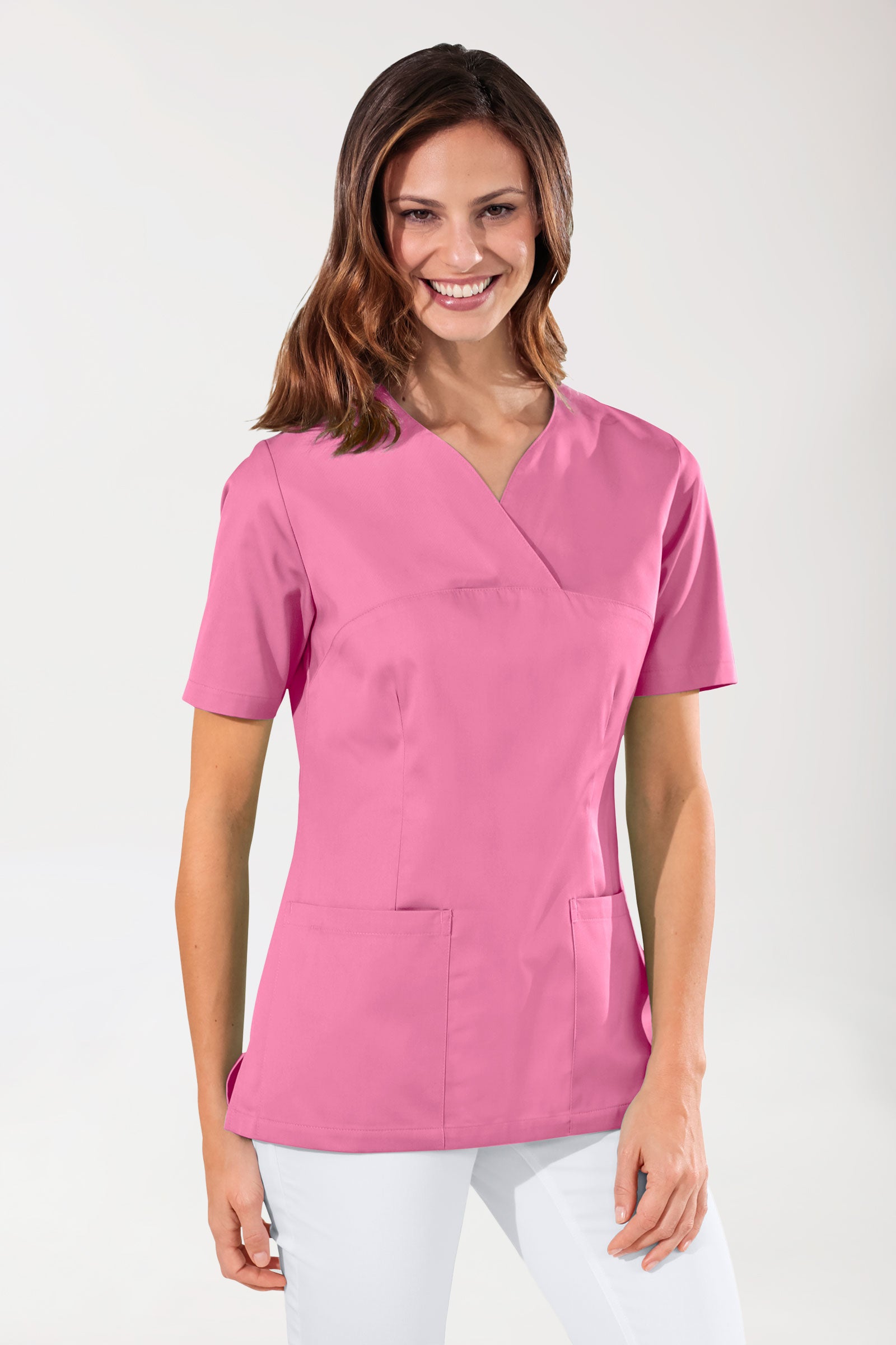 CORE Tunique Femme - Décolleté Cœur rose bonbon, Vue de face 