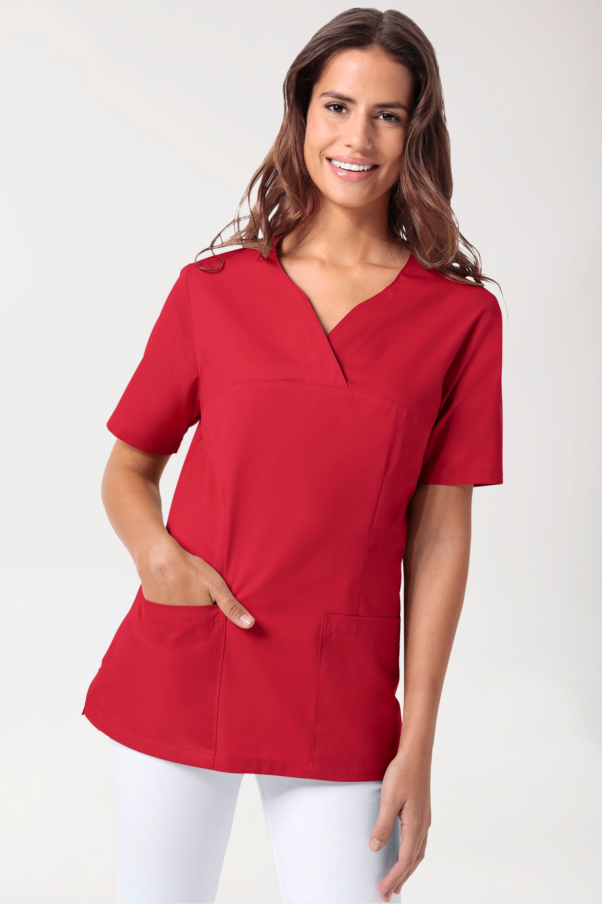 CORE Tunique Femme - Décolleté Cœur rouge