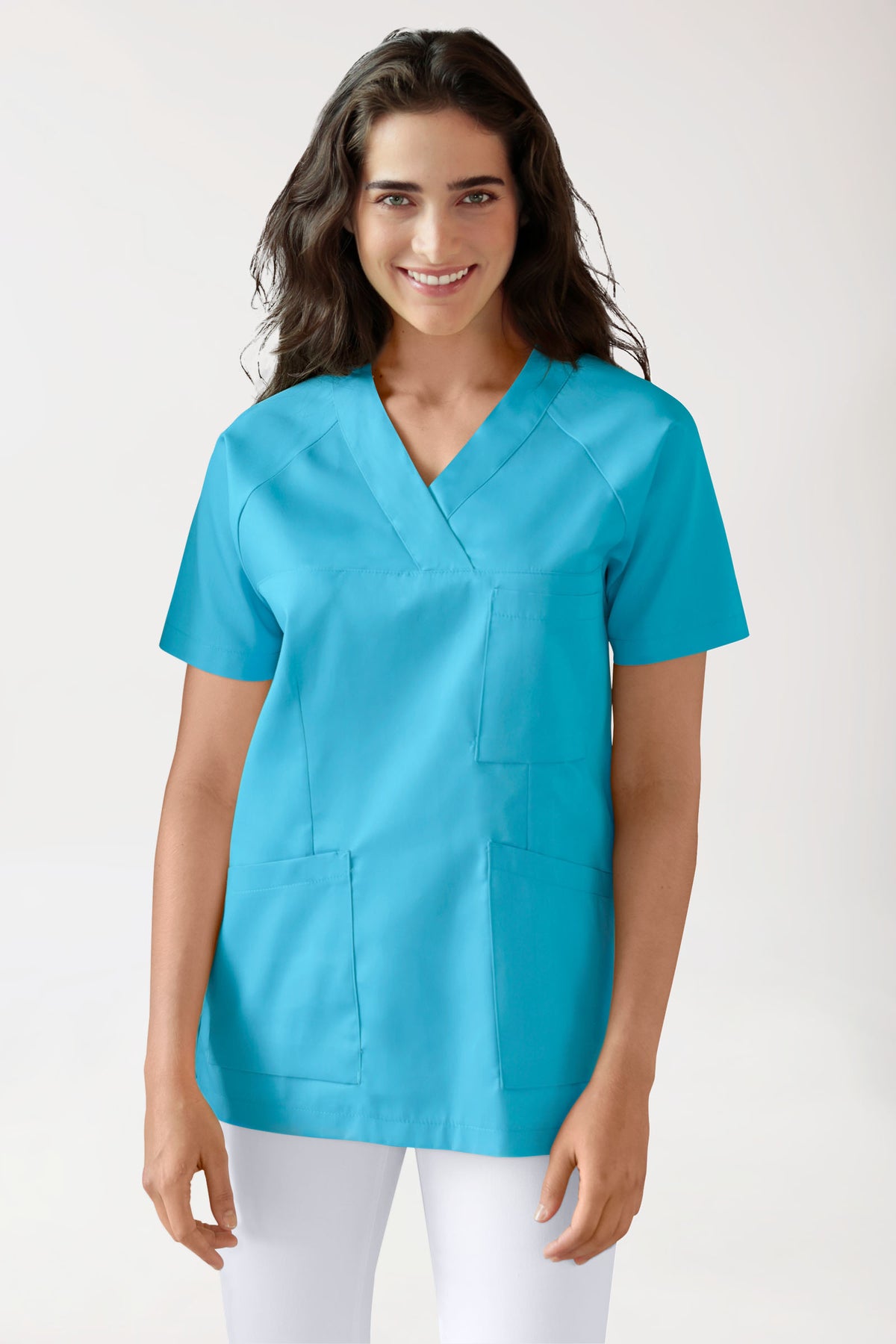 CORE Tunique Femme - Décolleté V turquoise