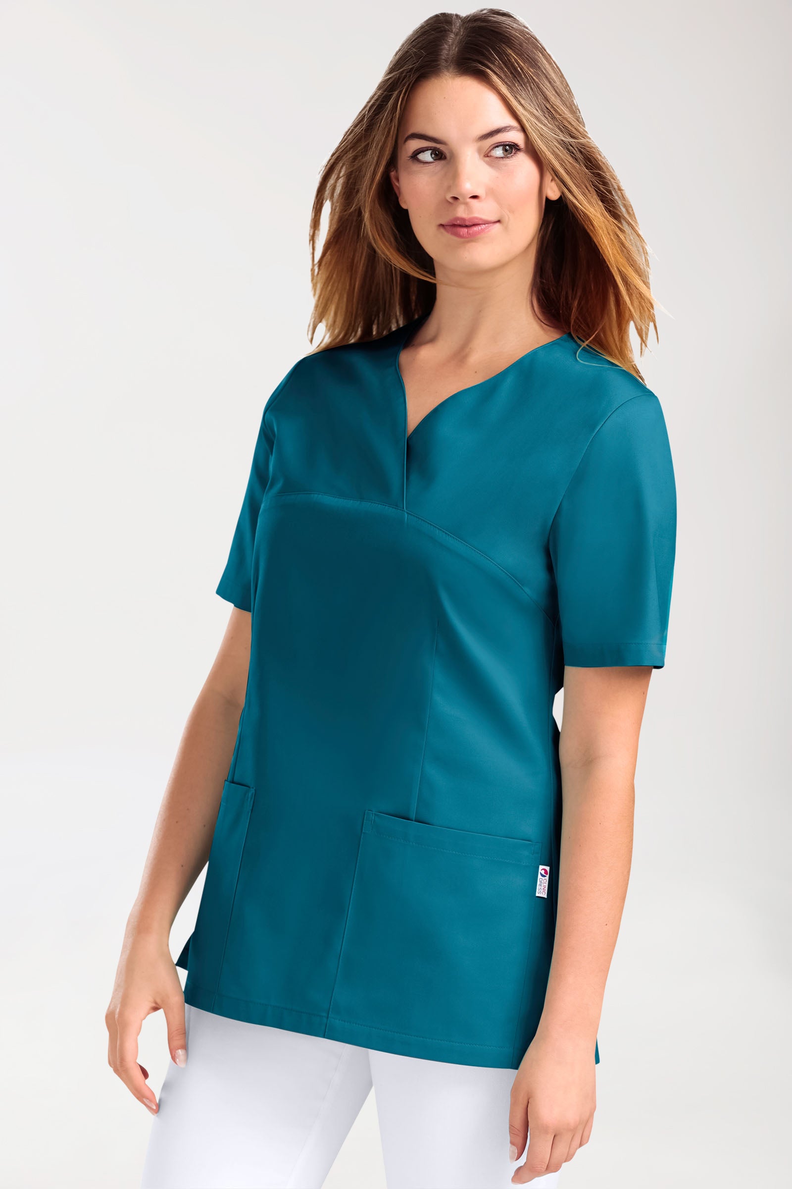 CORE Tunique Femme - Lot de 5 - Décolleté Cœur vert pétrole