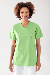 CORE Tunique Femme - Décolleté V vert pomme