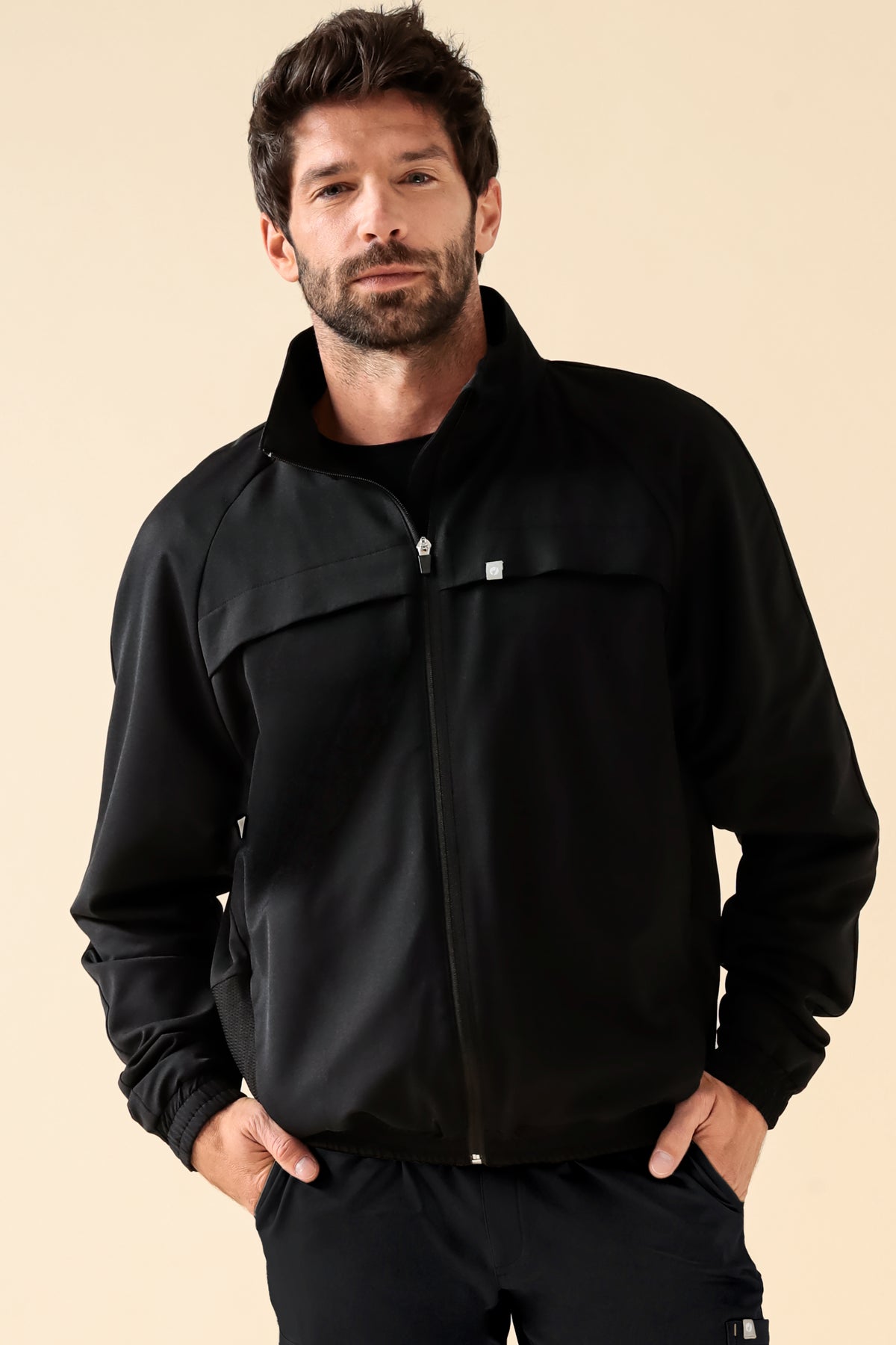 KAERE Veste blouson Homme - Poignet élastiqué noir