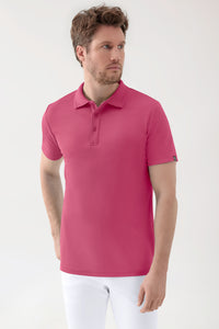 COMFY FLEX Shirt Stretch Homme - Col polo bois de rose
