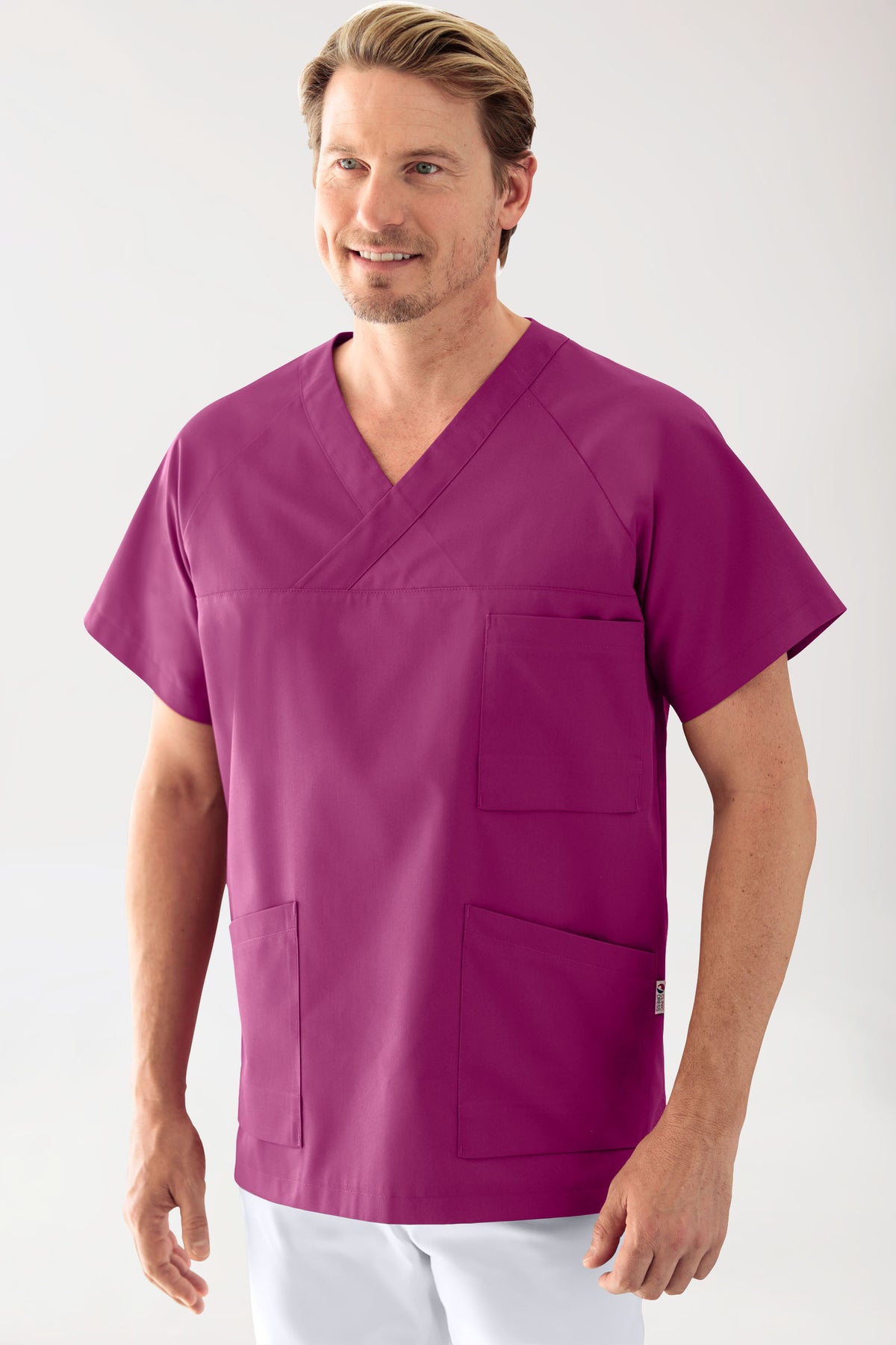 CORE Tunique Homme - Col V berry, Vue de face 