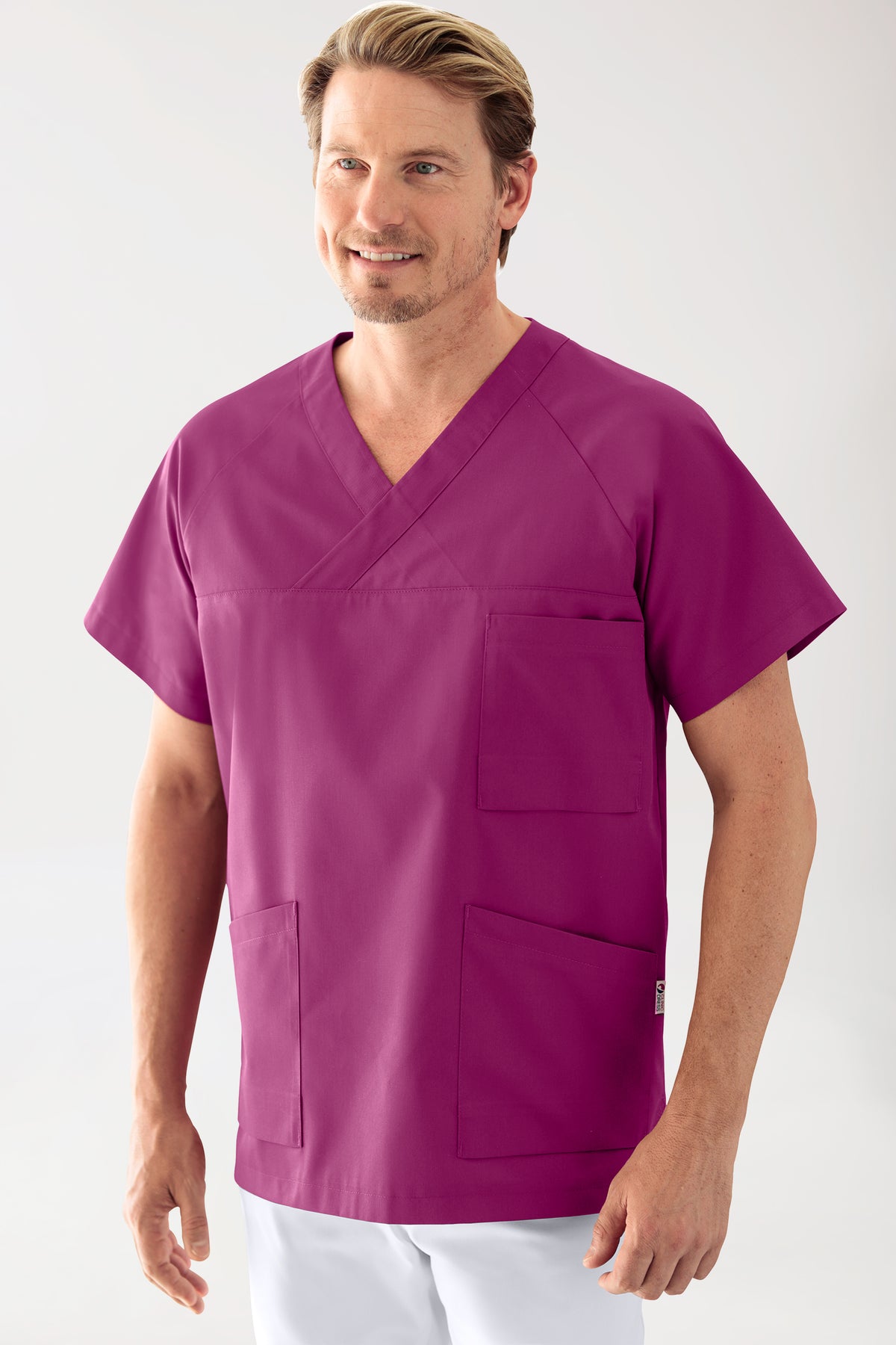 CORE Tunique Homme - Lot de 3 - Col V berry