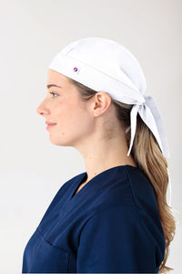 JUST STRONG Toque Bandana mixte blanc