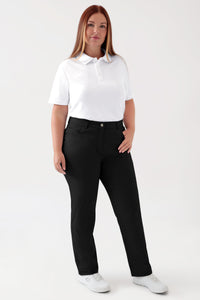 COMFY FLEX Pantalon 5 poches Femme - Jambe droite noir