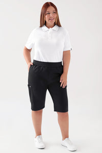 COMFY FLEX Pantalon Stretch mixte - bermuda noir