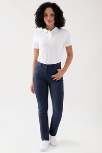 COMFY FLEX Pantalon 5 poches Femme - Jambe droite navy