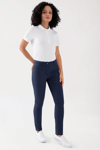 COMFY FLEX Pantalon 5 poches Femme - Jambe slim navy