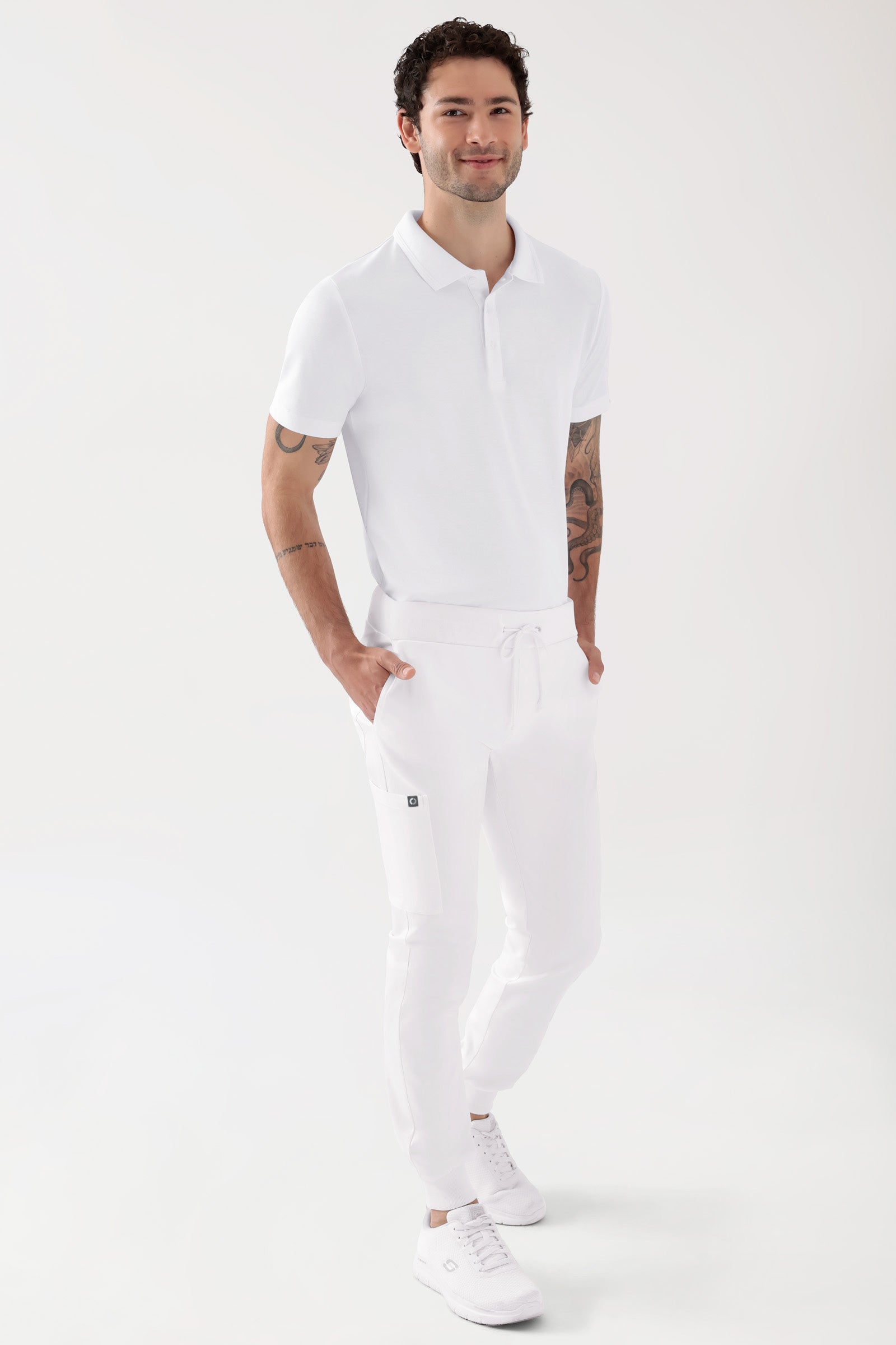 COMFY FLEX Pantalon Homme - Jogpant blanc
