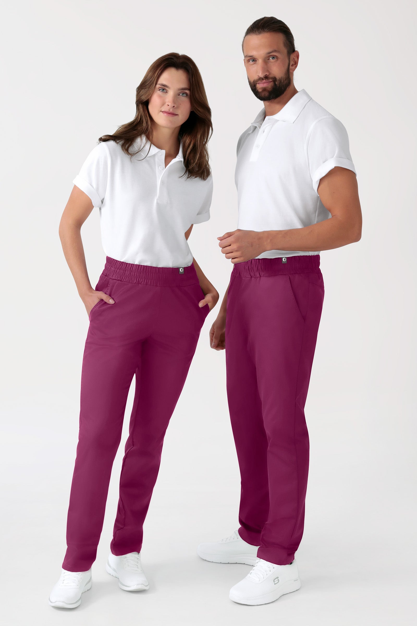CORE Pantalon mixte - Taille haute berry, Vue de face 