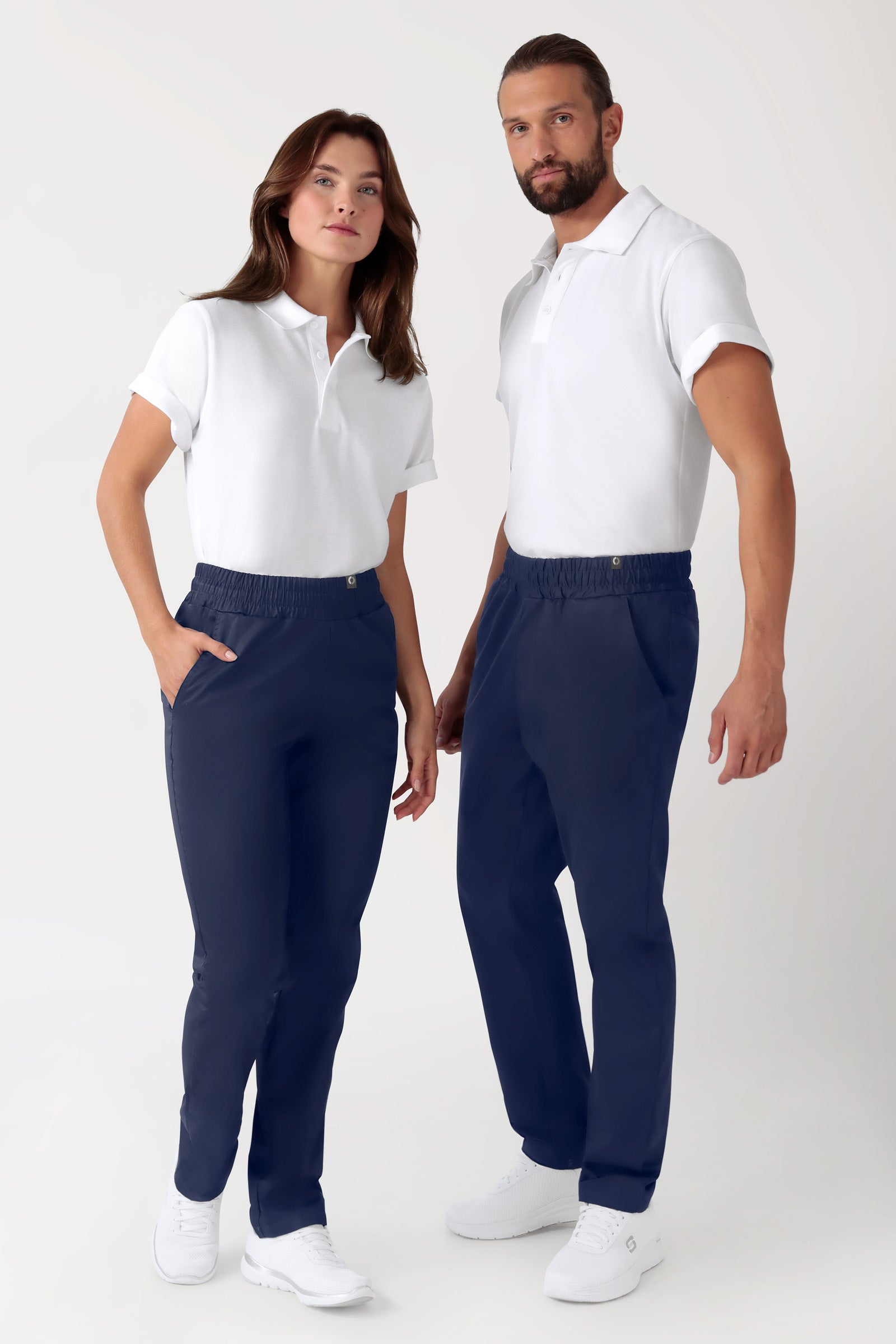 CORE Pantalon mixte - Taille haute bleu navy