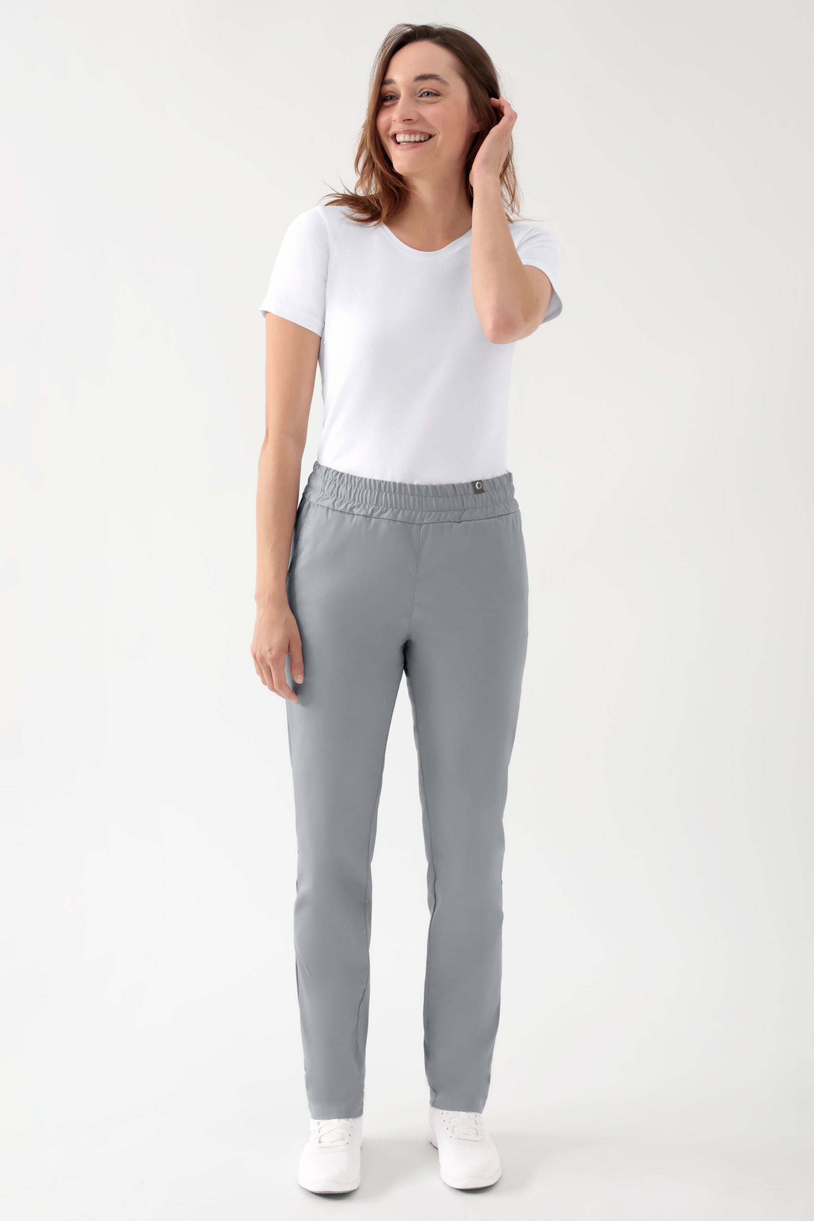 CORE Pantalon mixte - Taille haute gris