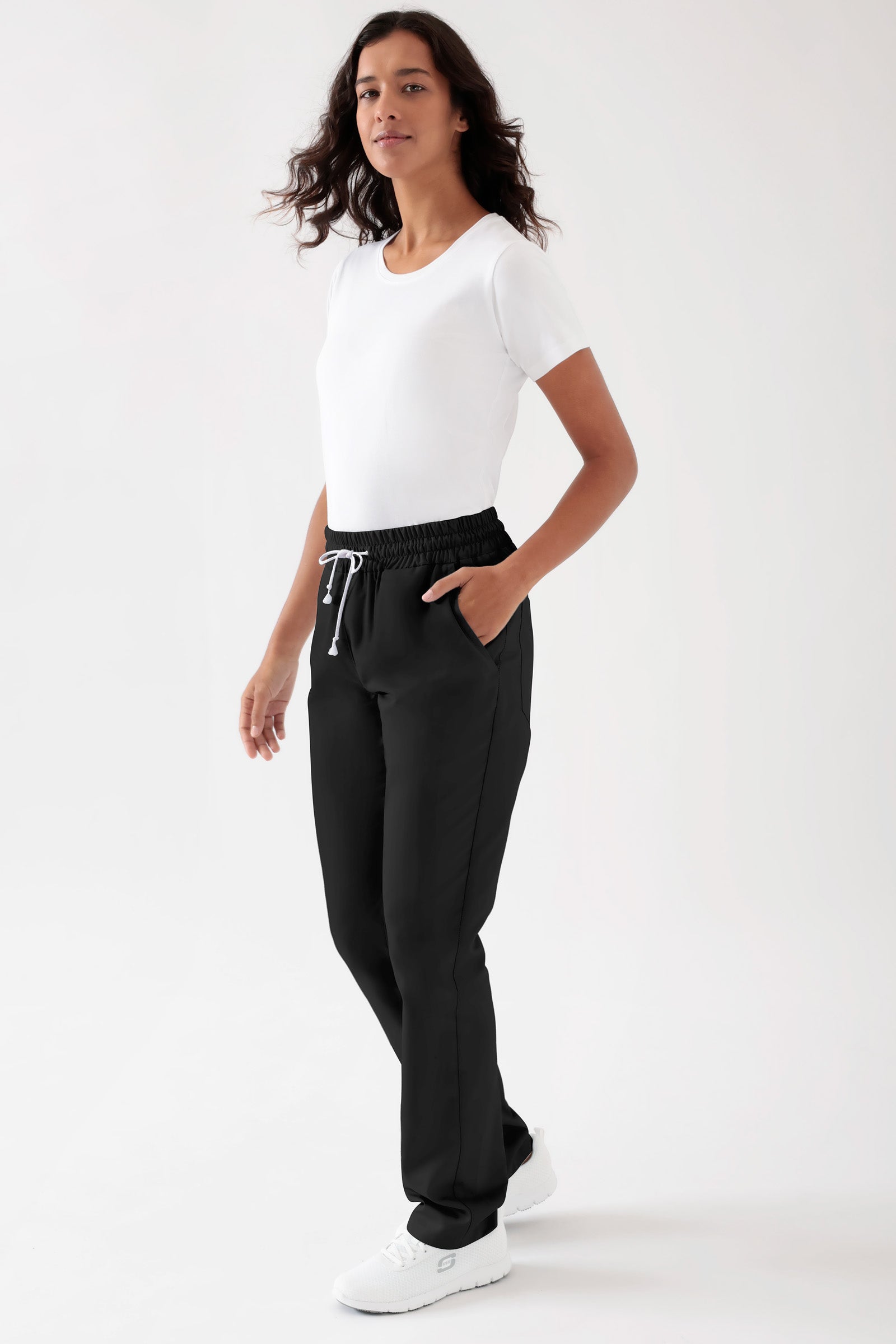 TENCEL™ Pantalon Homme - Ceinture élastique noir