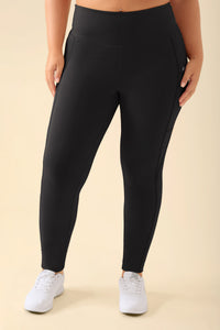 KAERE Leggings Femme - super élastique noir