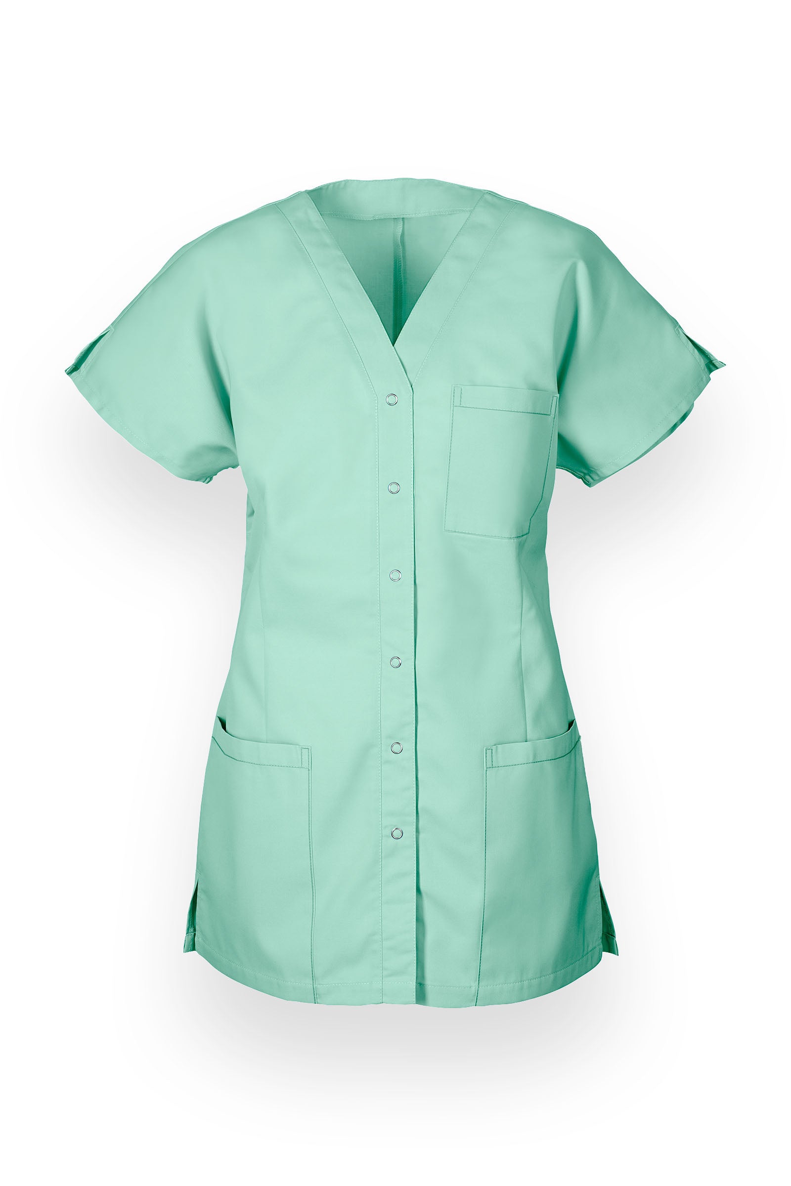 Blouse Femme - Entièrement boutonnée opale, Vue de face 