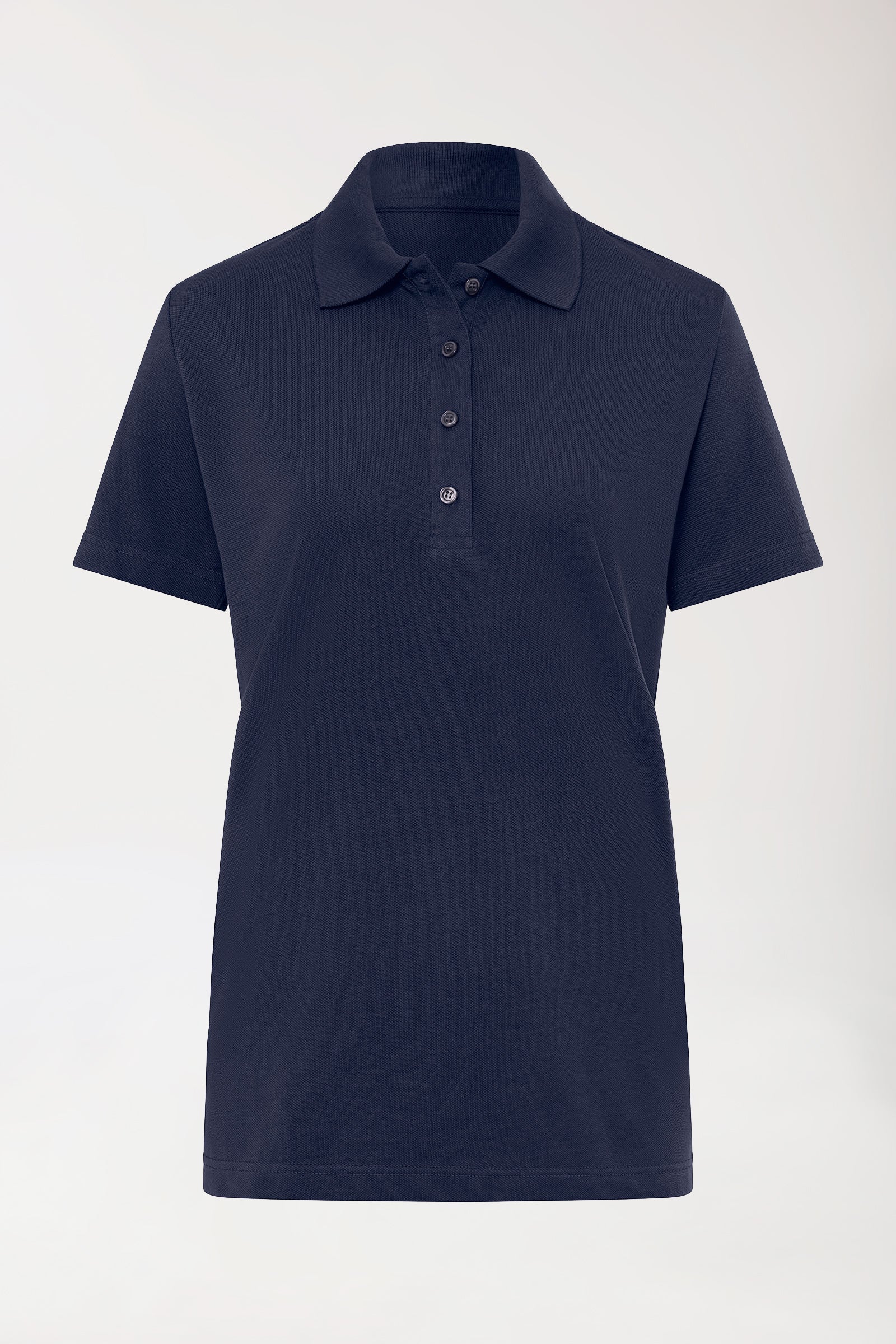 CORE T-shirt Femme – Col polo navy