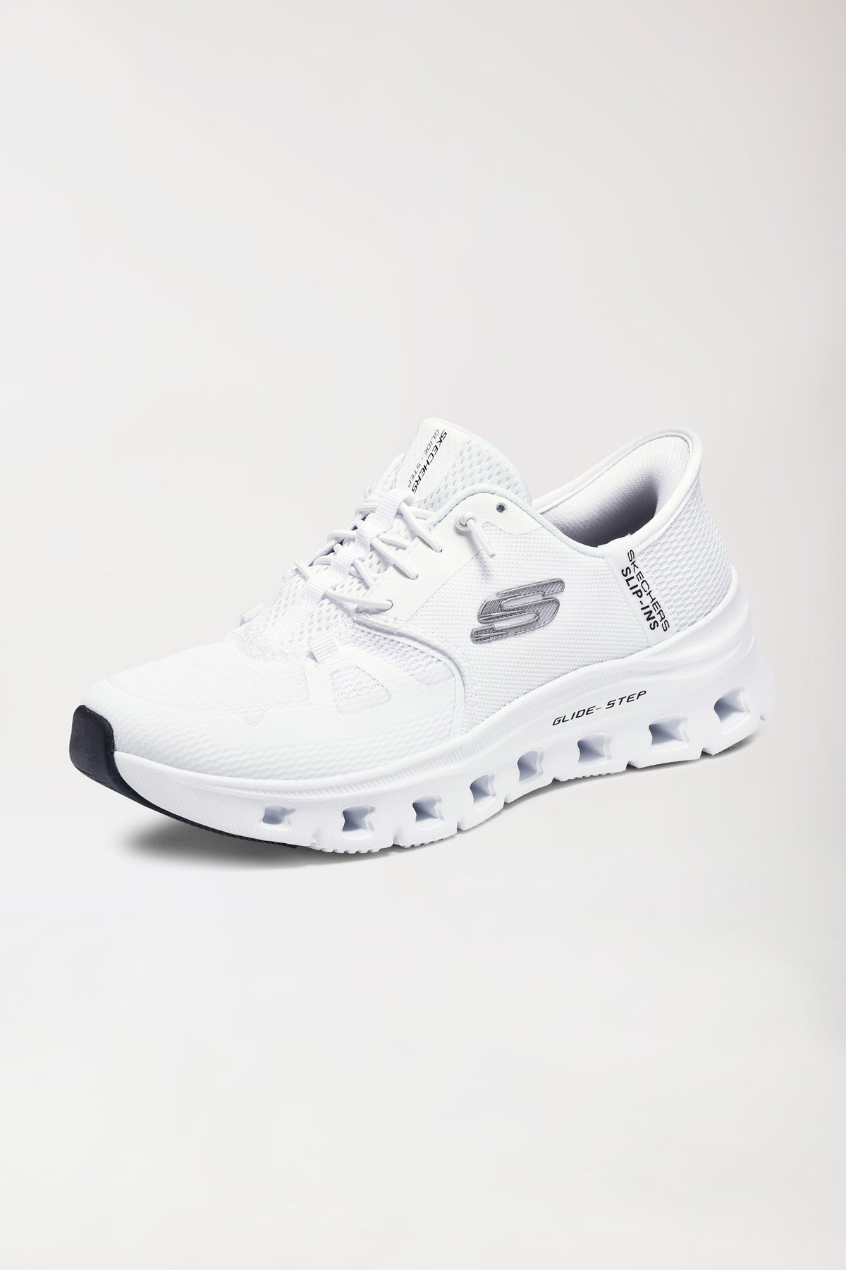Sneaker Femme-SKECHERS Slip-ins-blanc