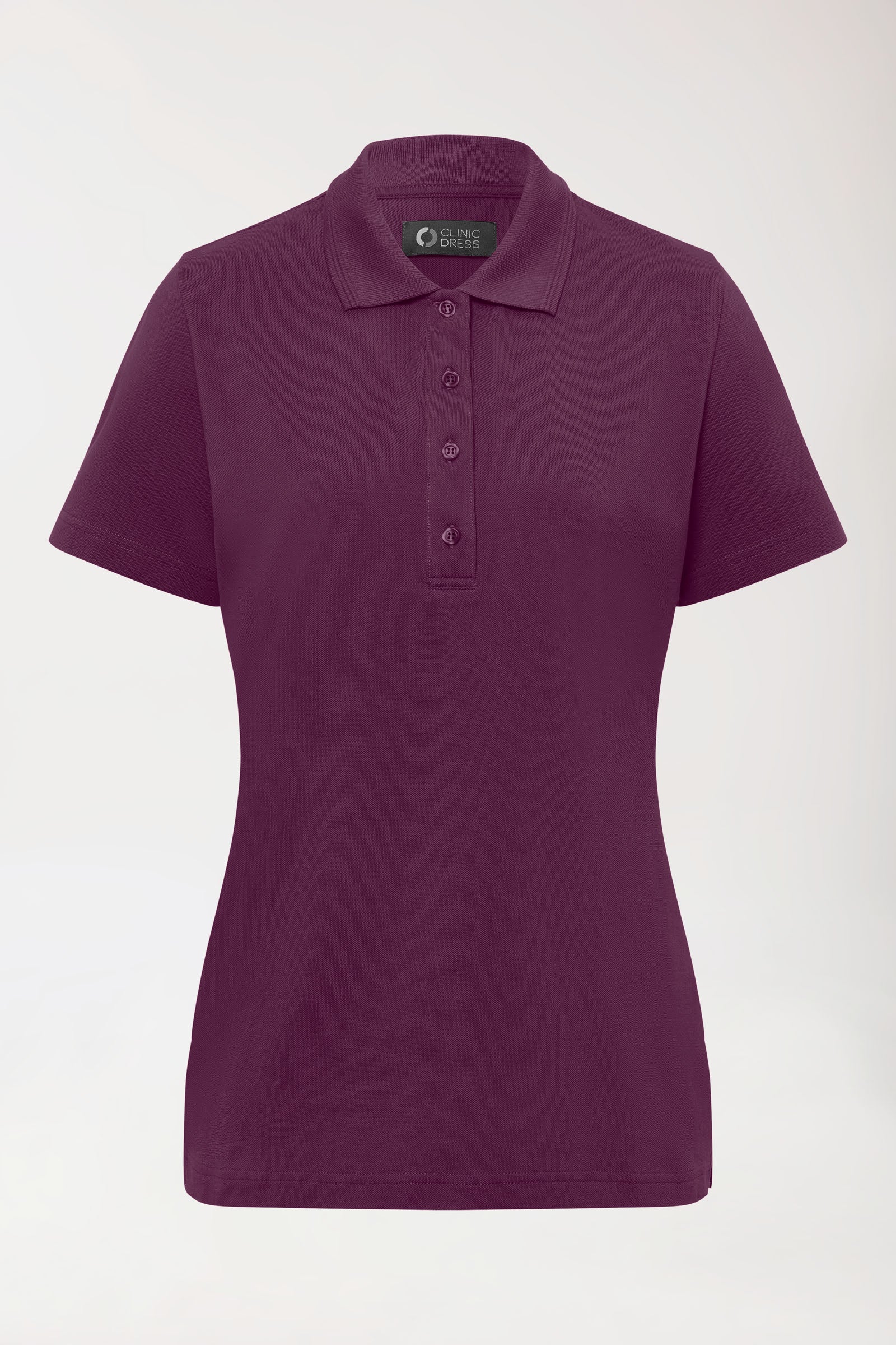 COMFY FLEX Shirt Stretch Femme - Col polo prune